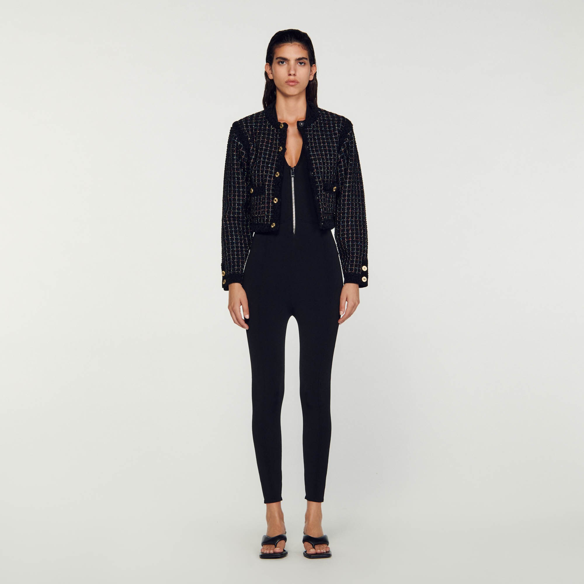 Perfecto cuir femme sandro store