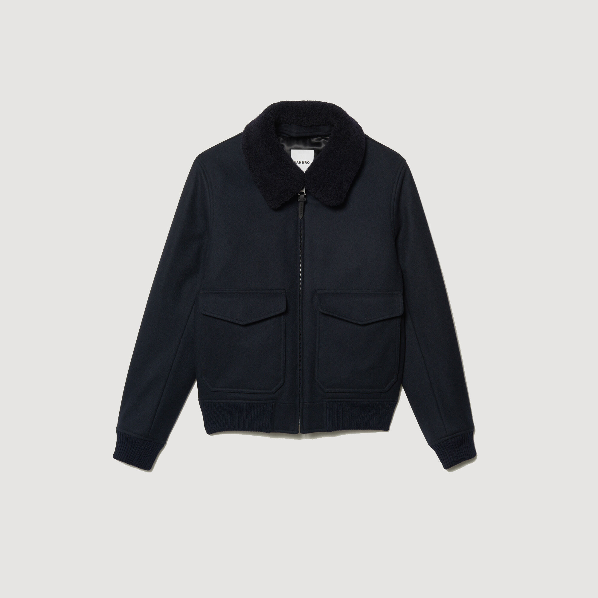Sandro blouson aviateur clearance