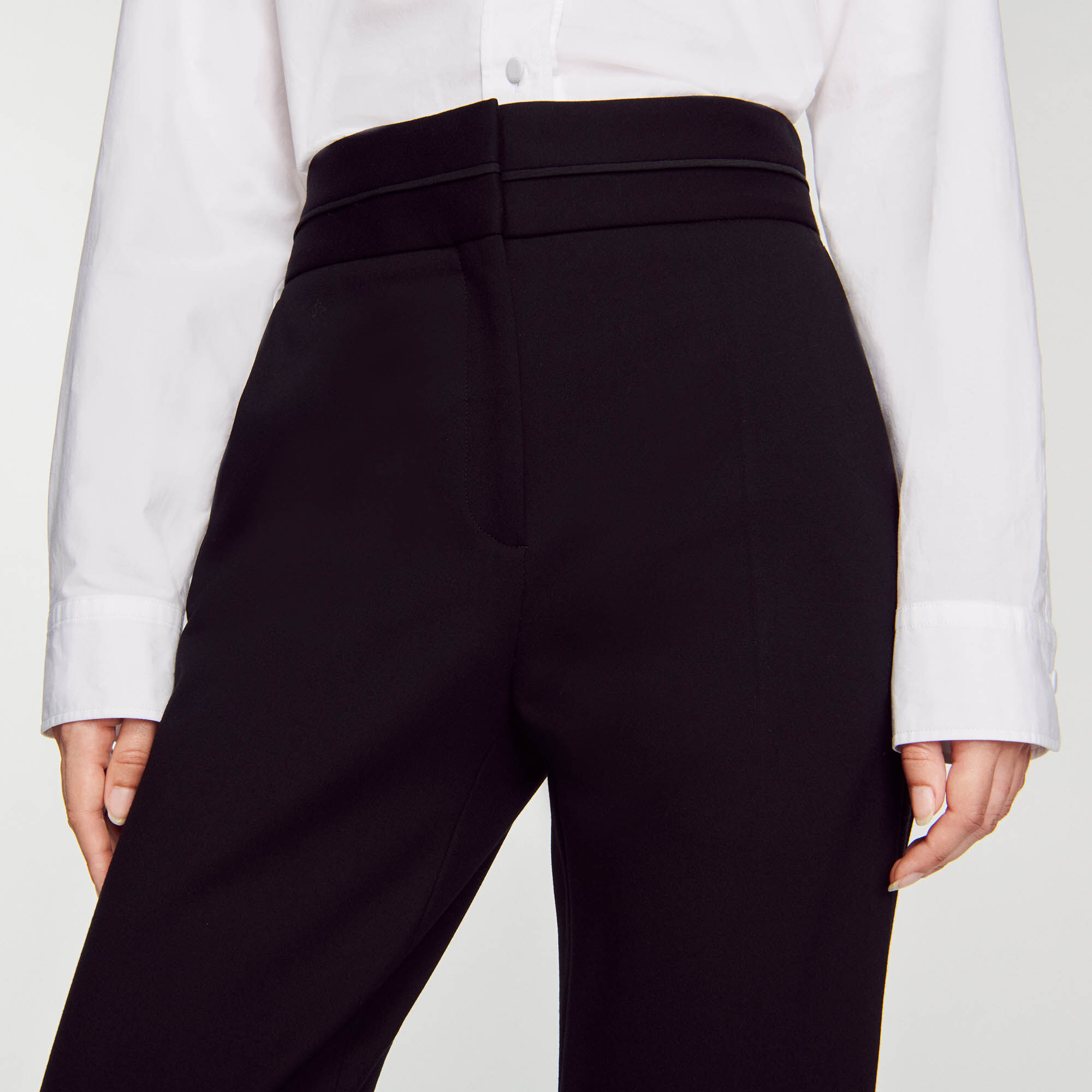 Pantalon cuir femme sandro sales