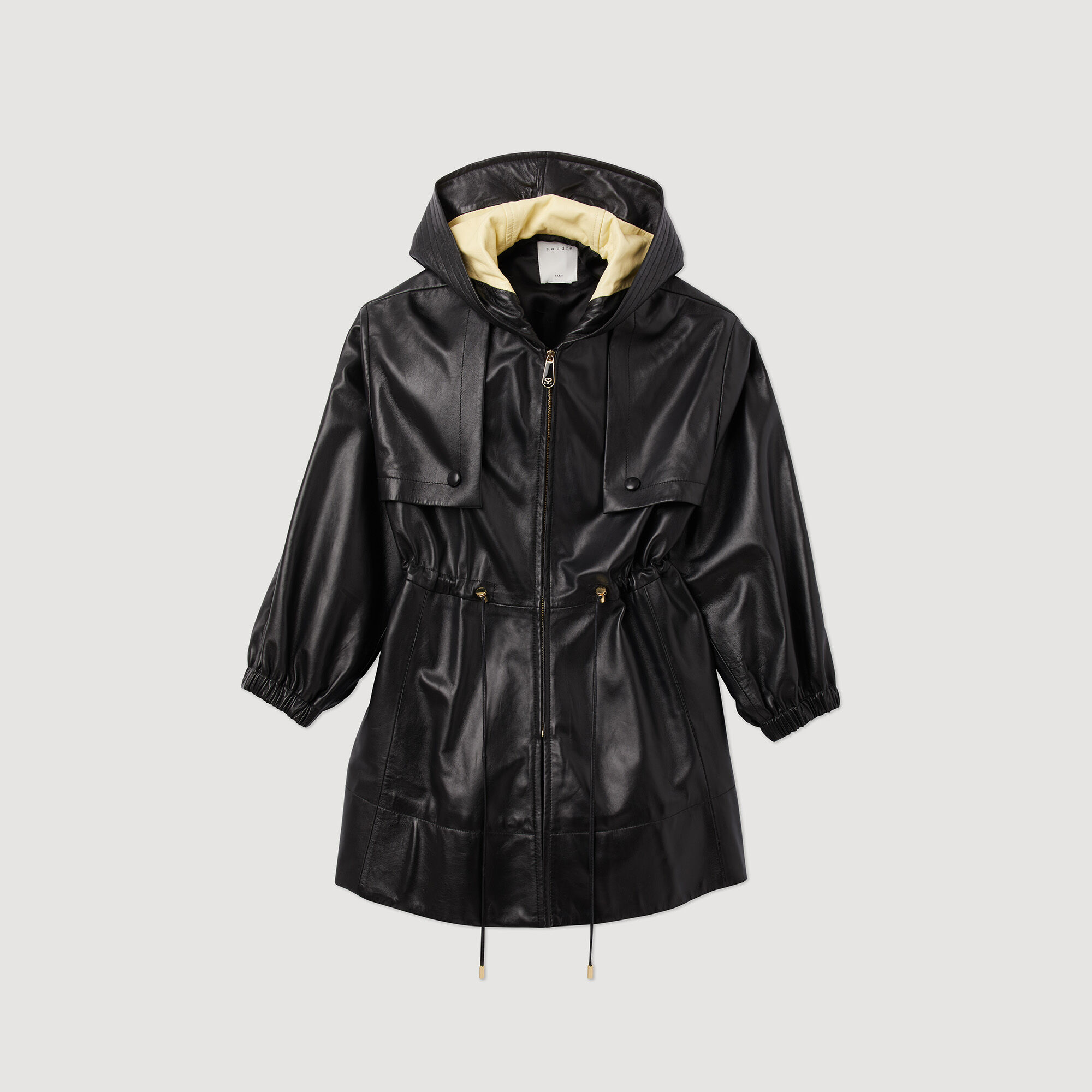 Sandro veste cuir femme deals