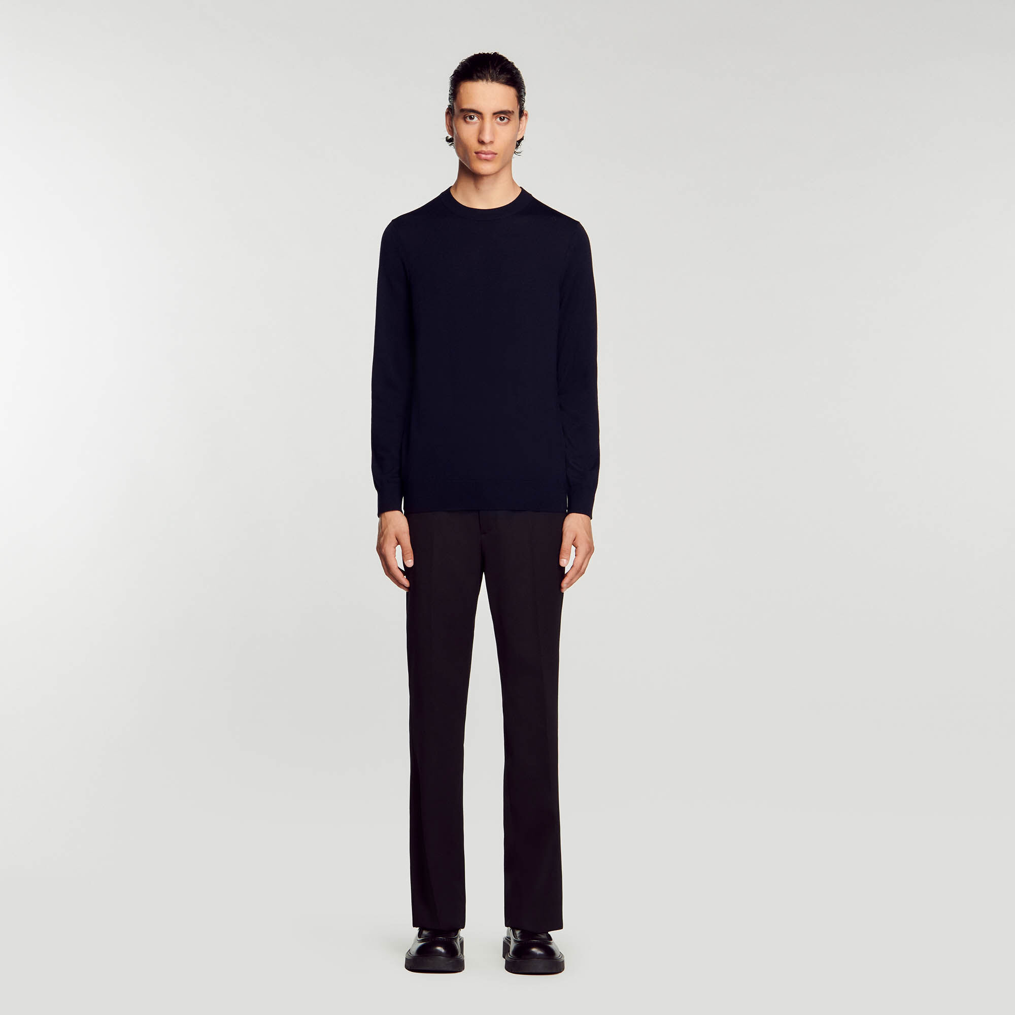 Pull sandro gris sales