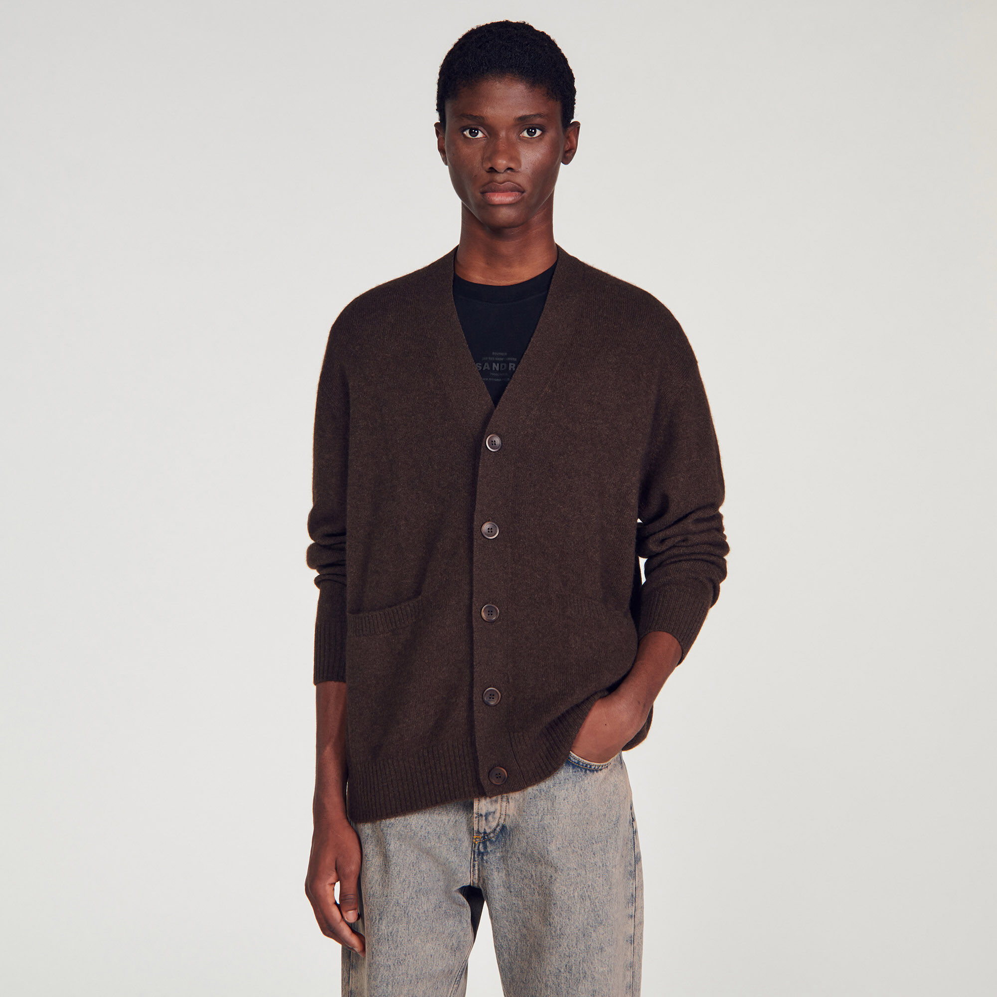 Cardigan discount homme marron