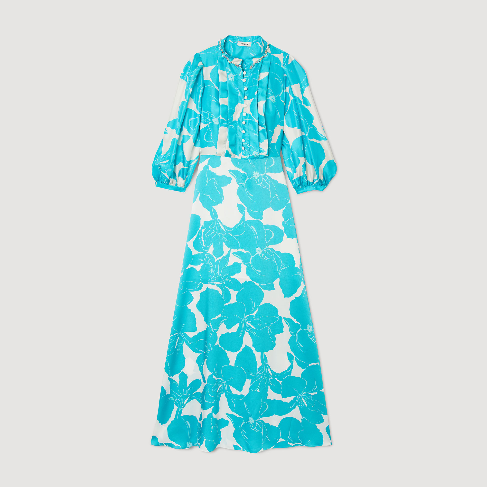 Robe discount fleurie sandro