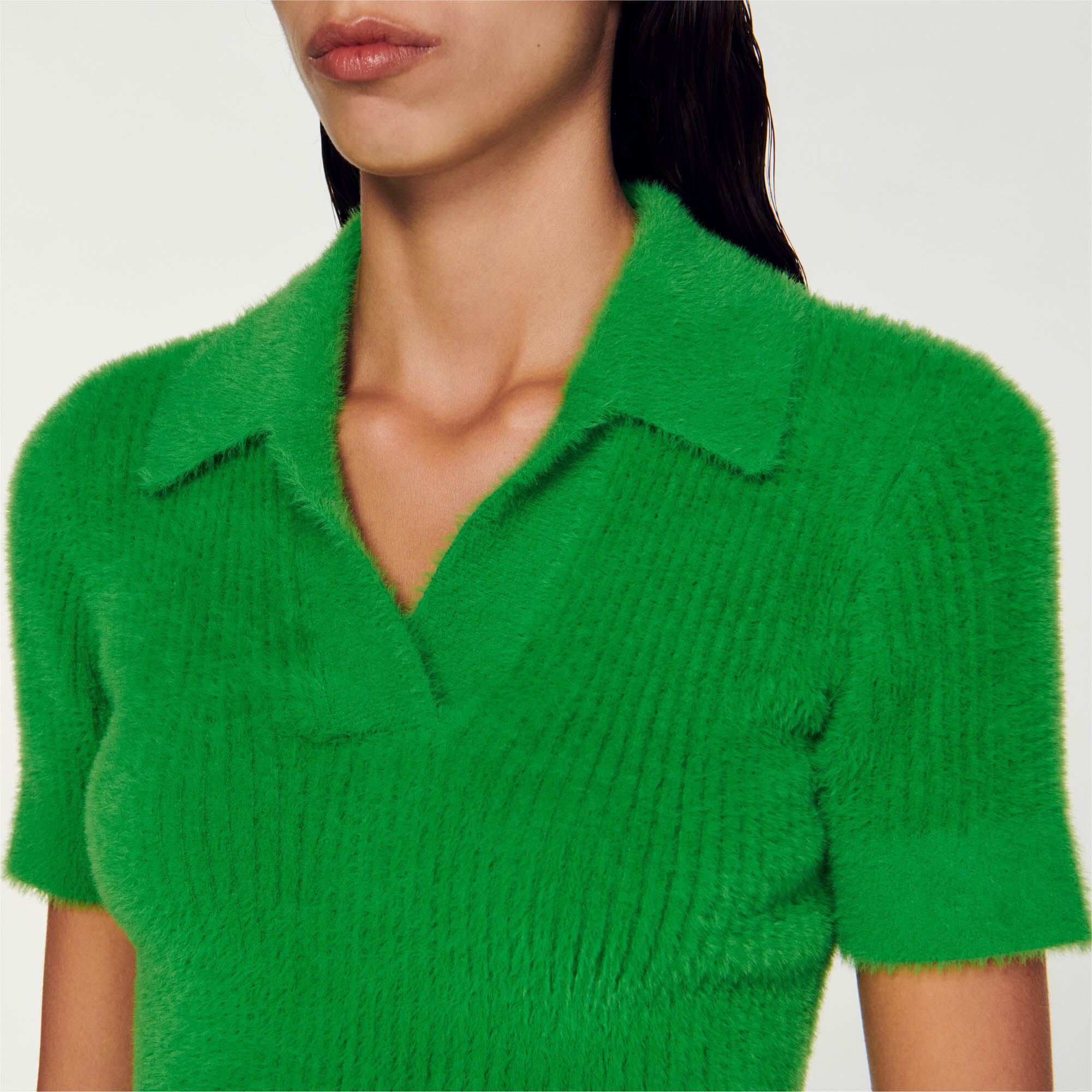 Pull vert sandro sales