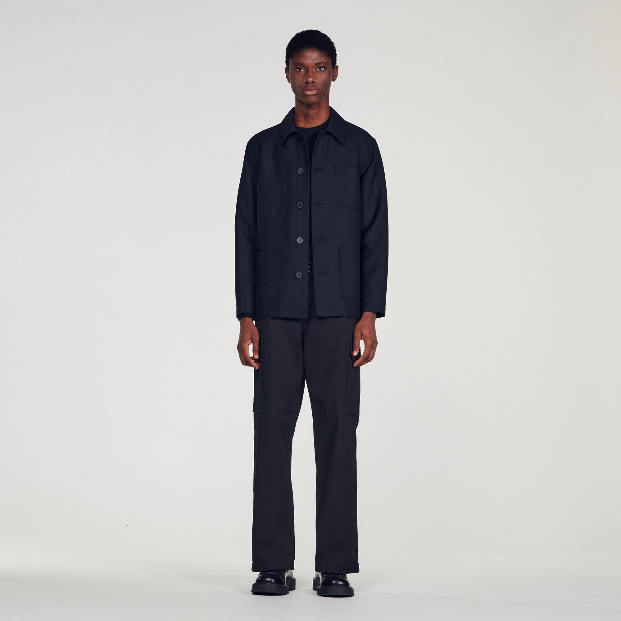 Blouson worker SHPBL00811 Manteaux Blousons Sandro Paris
