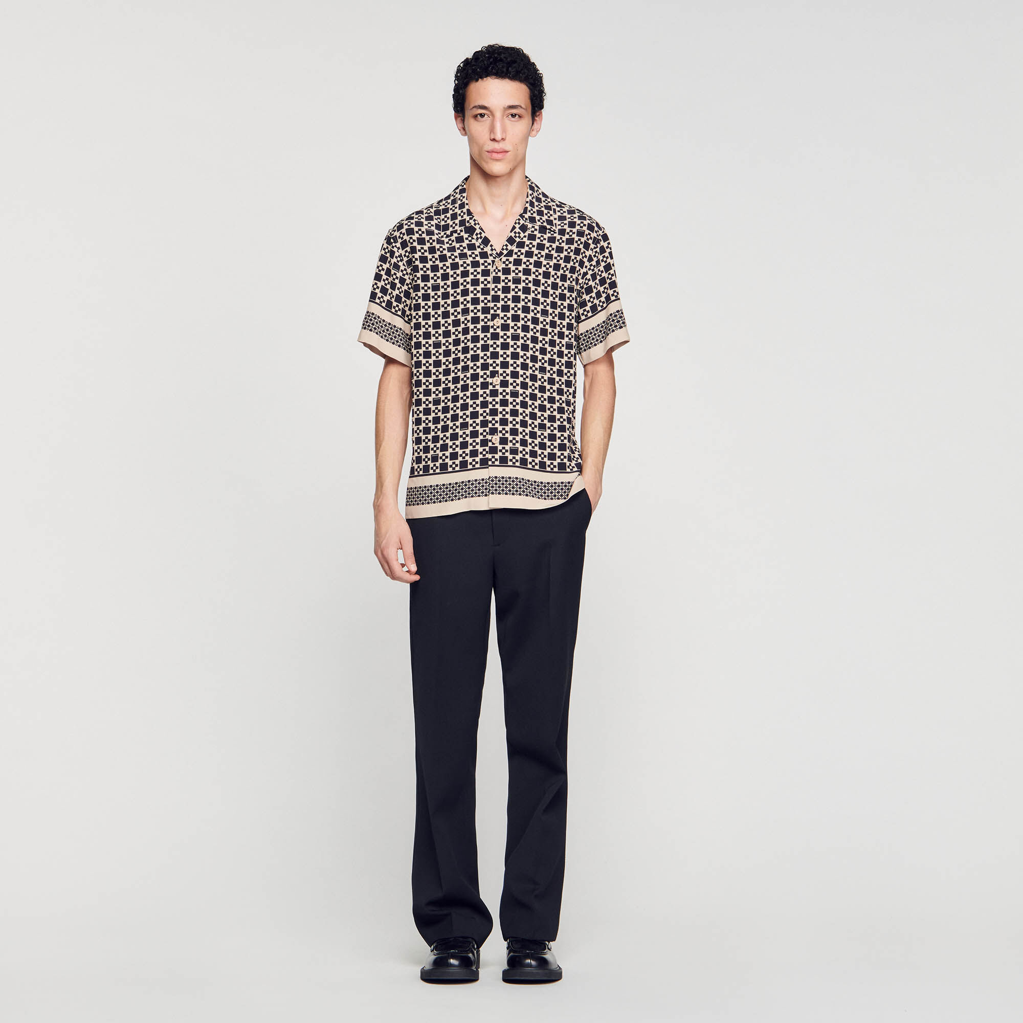 Chemise manche courte sandro online