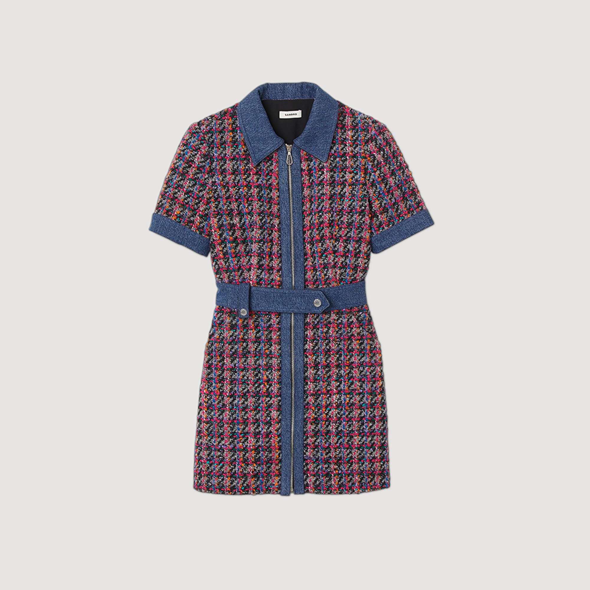 Robe manteau rose discount