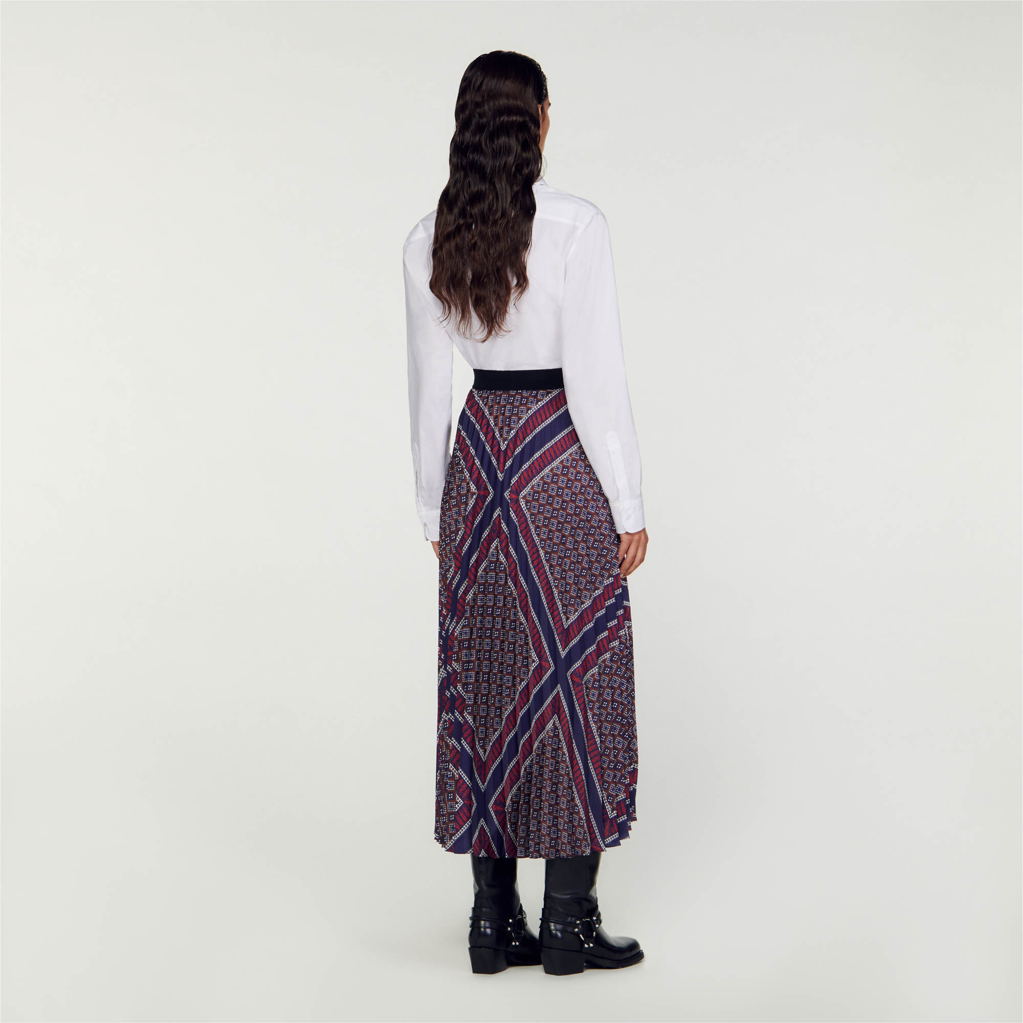 Jupe longue tartan online femme