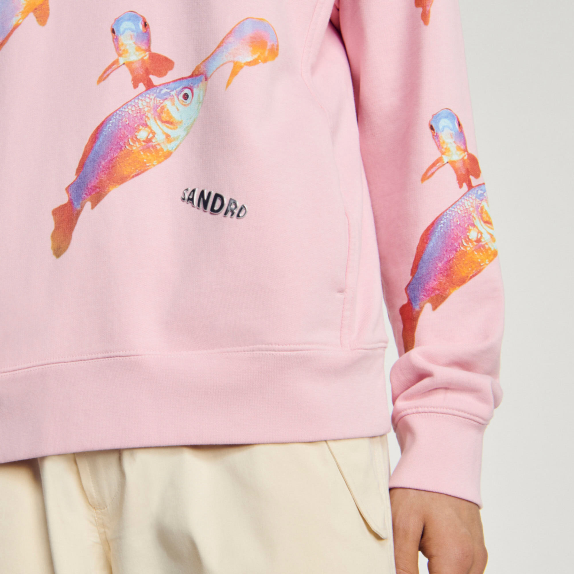 Pull rose sandro sales