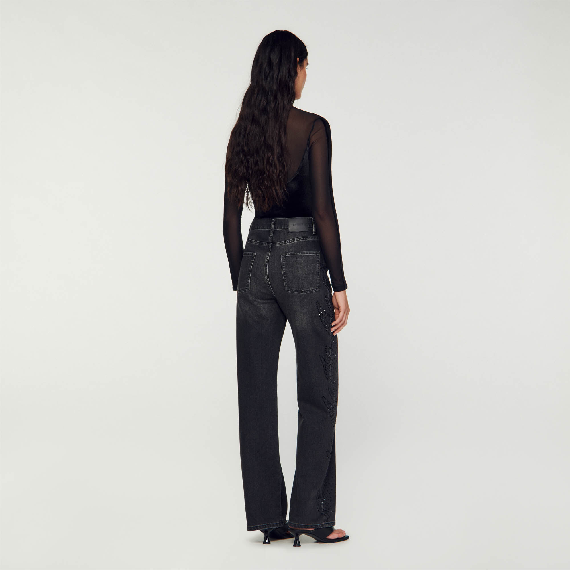 Jean droit d lav SFPJE00515 Jeans Sandro Paris