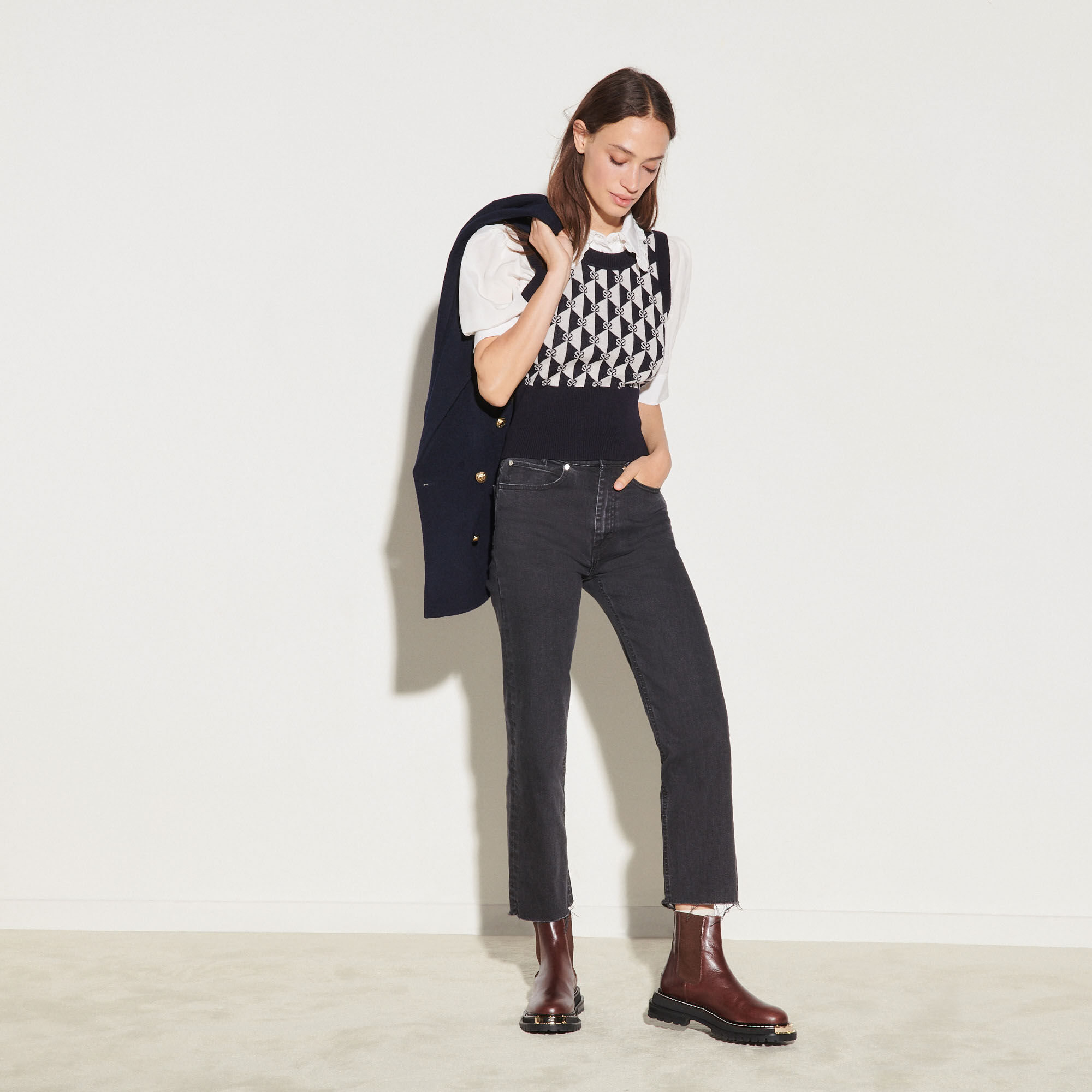 Sandro pull sans manche clearance