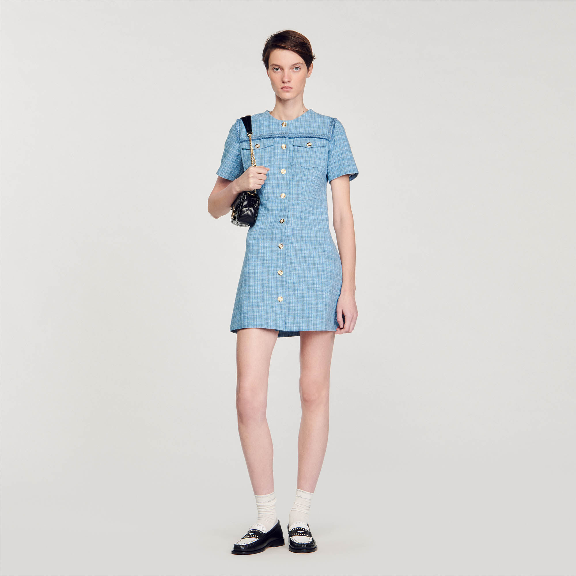 La robe bleu online ou doré