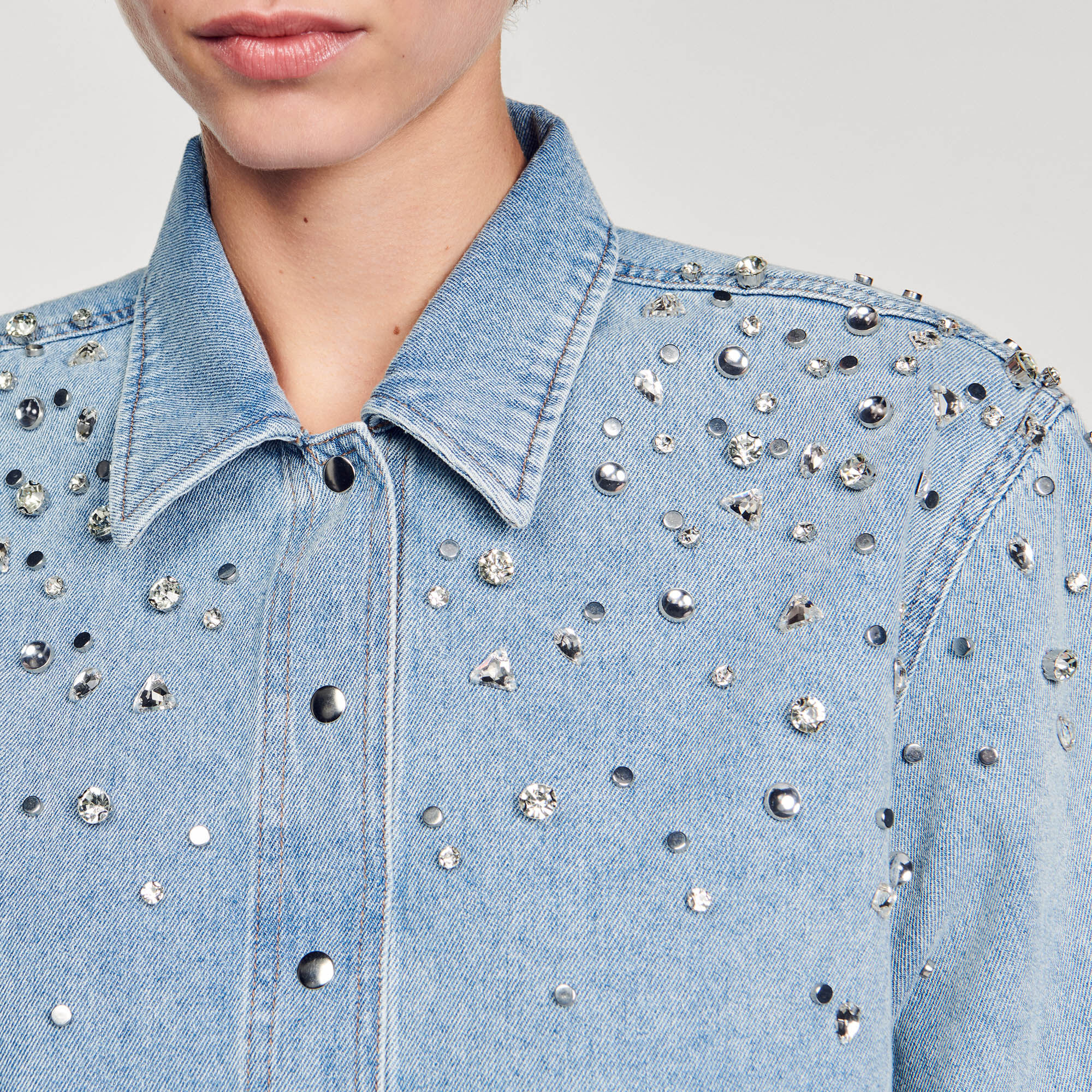 Chemise manche courte 2025 sandro