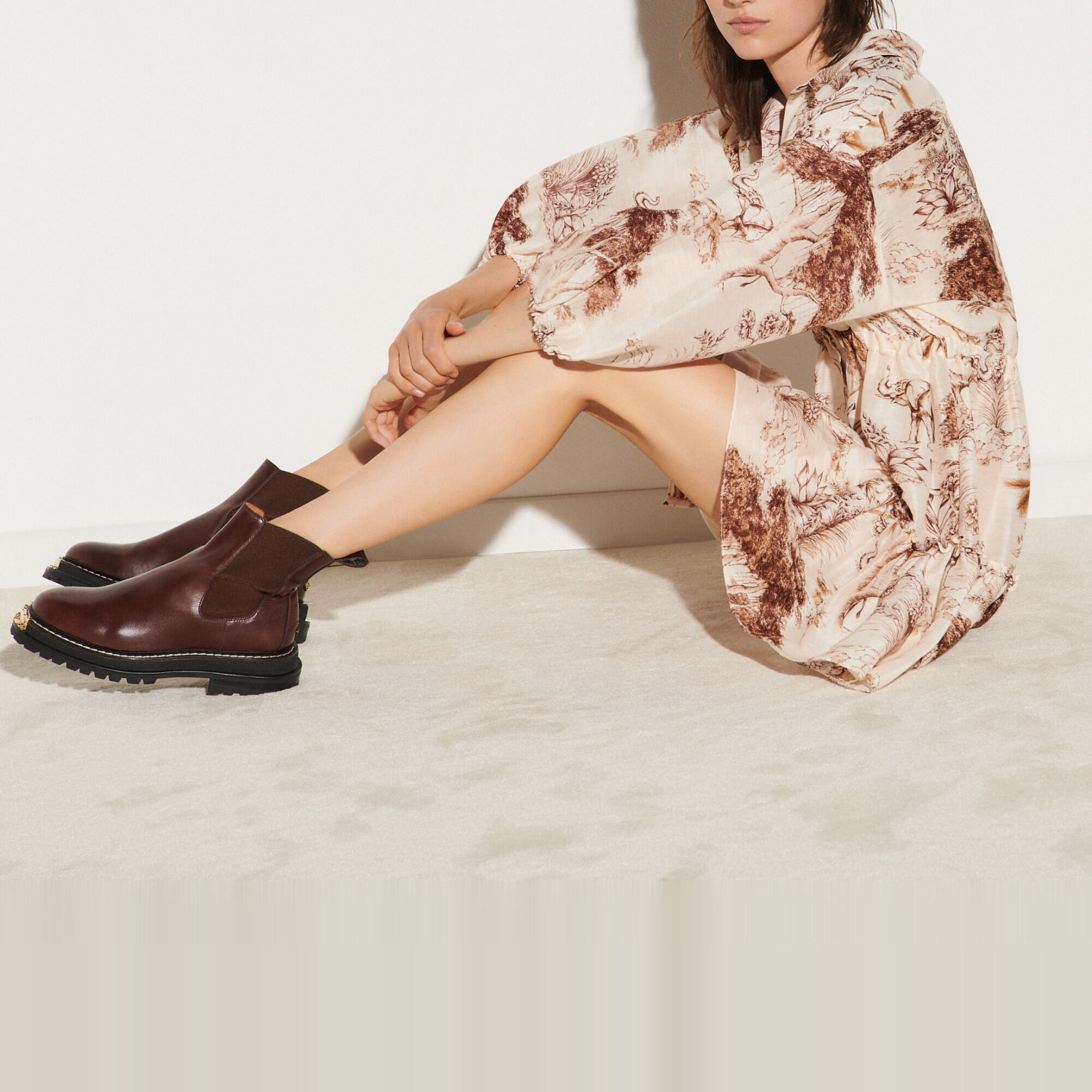 sandro robe chemise