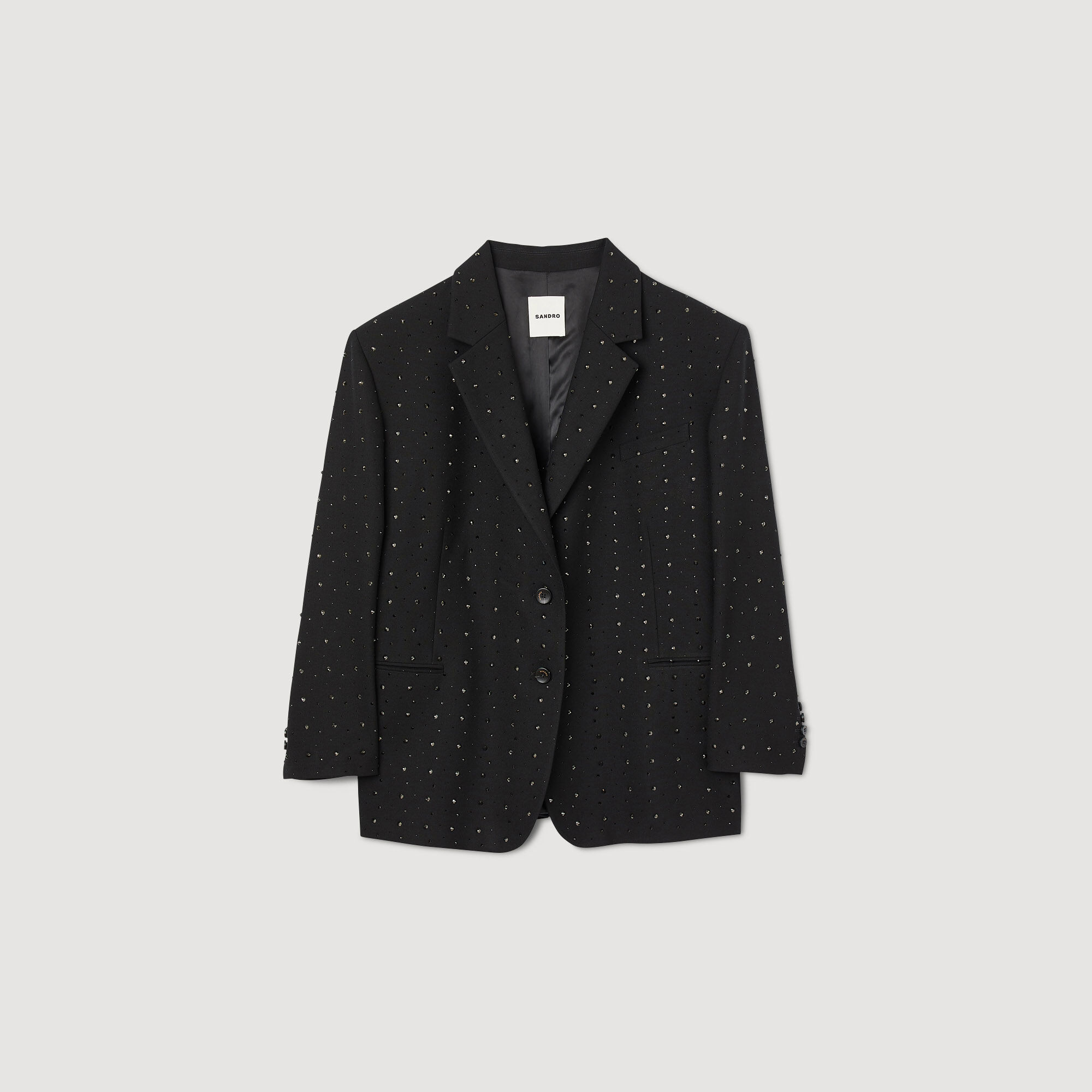 Veste de tailleur strass SFPVE00887 Blousons Vestes Sandro Paris