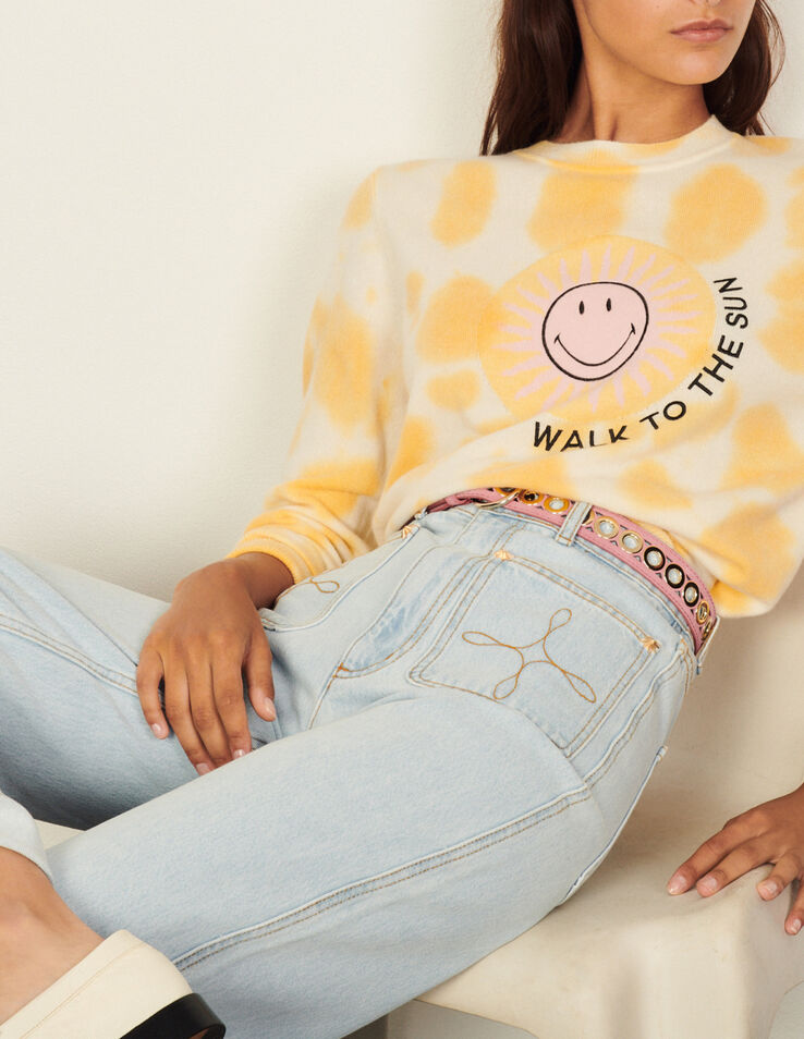 Sandro Smiley® Pull jacquard tie and dye. 1 Sandro Smiley® Pull jacquard tie and dye. 1