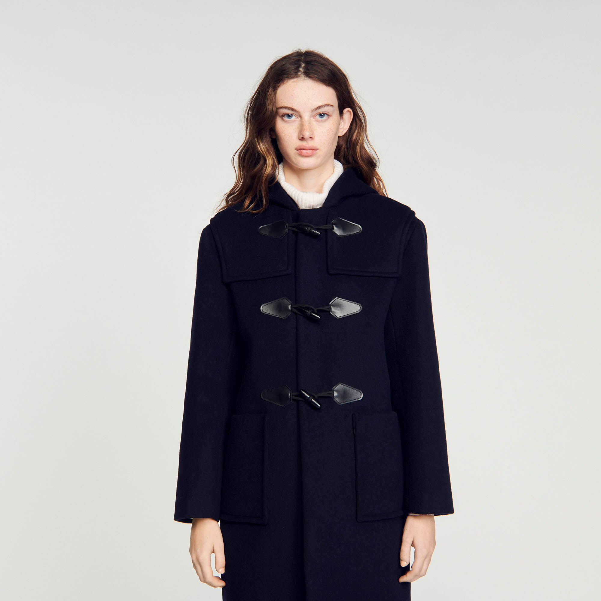 Duffle coat sales capuche femme