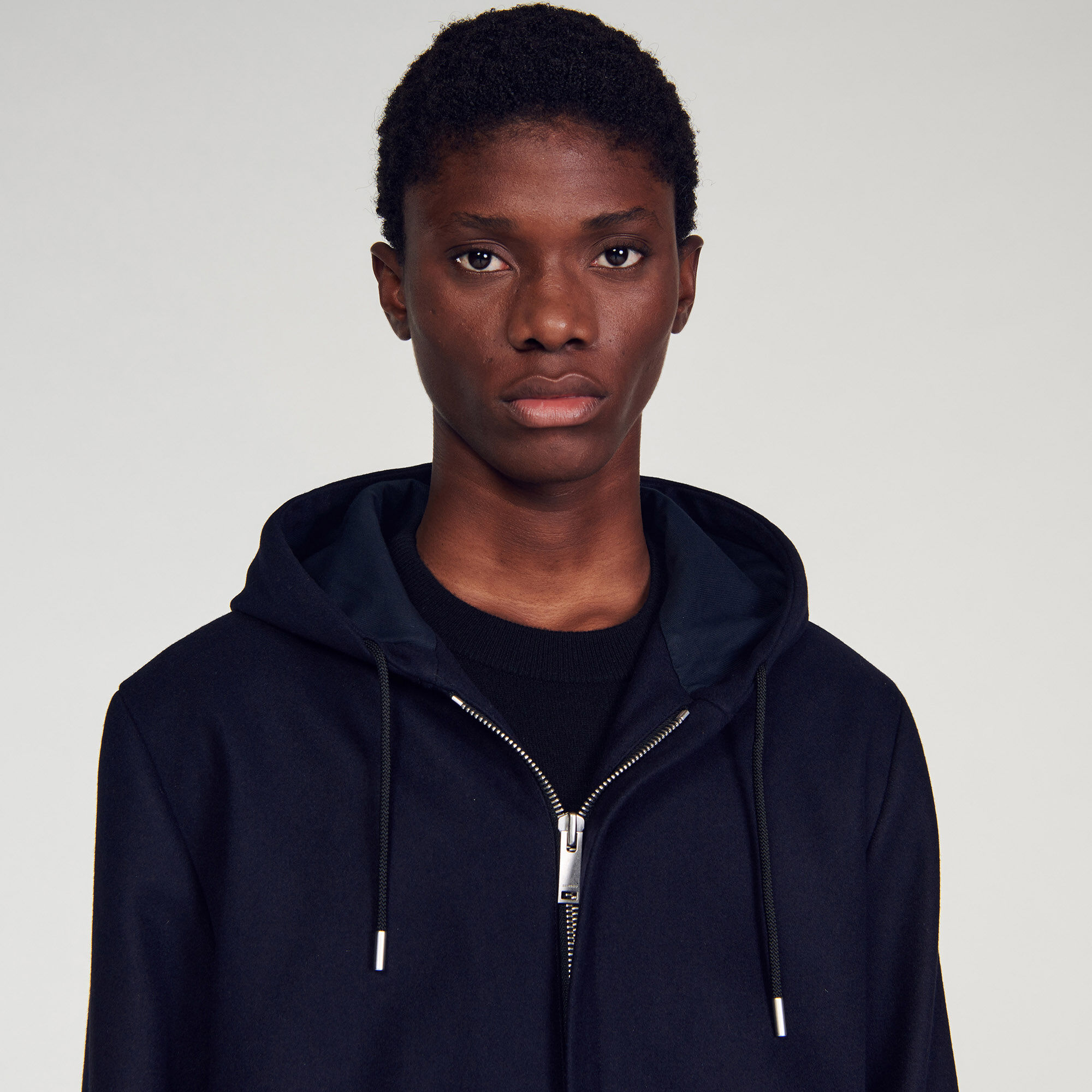 Manteau capuche SHPMA00301 Manteaux Blousons Sandro Paris