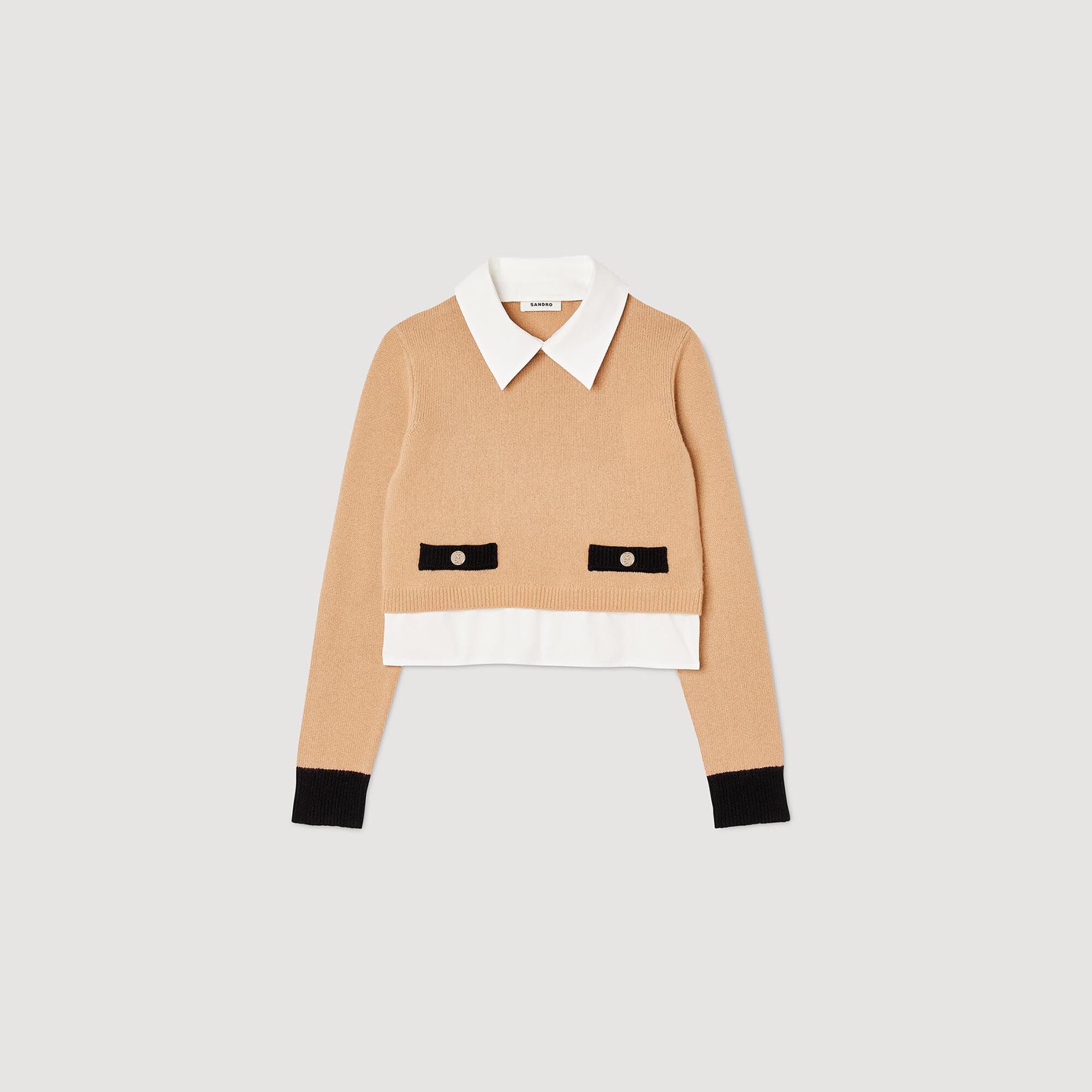 Pull cachemire sandro best sale
