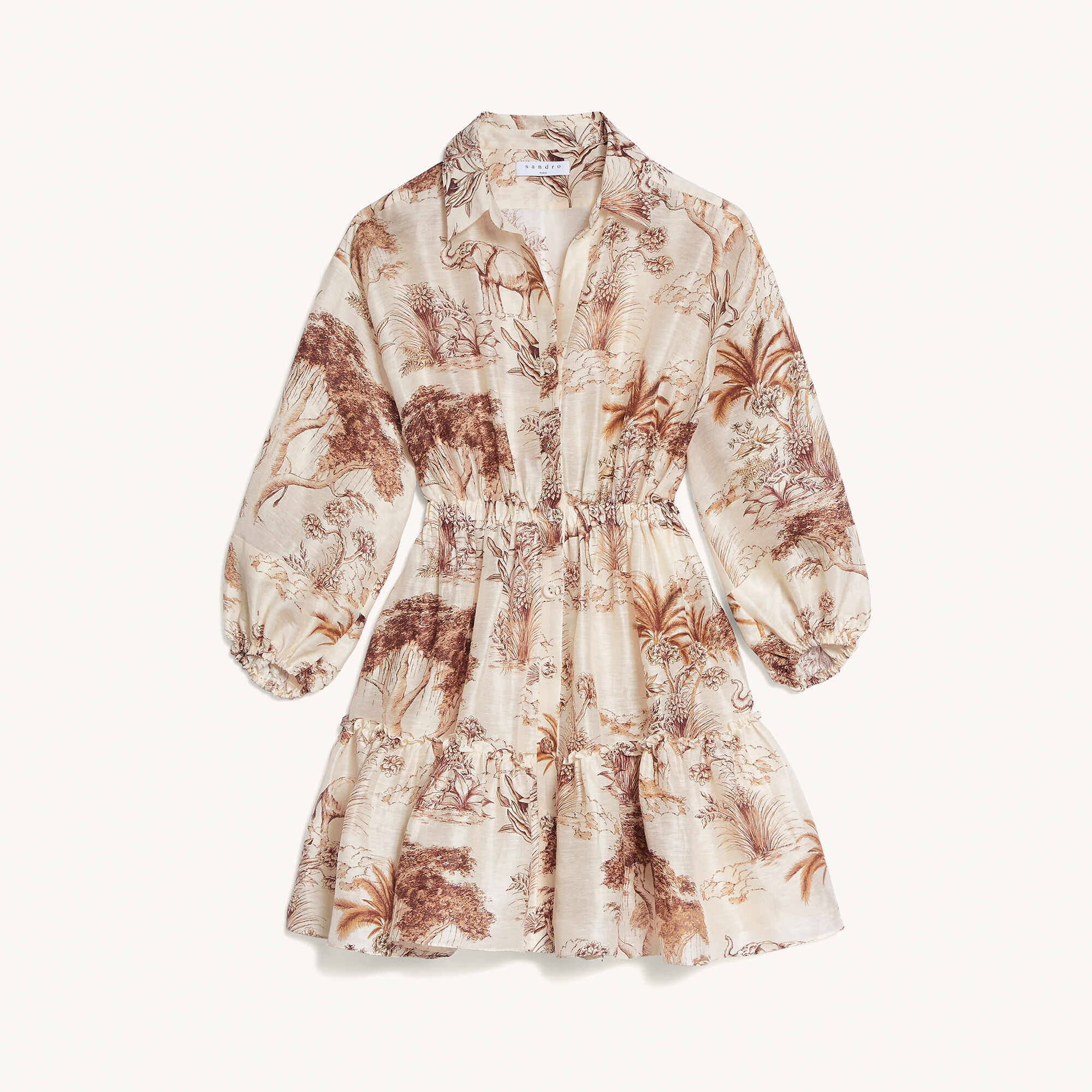 sandro robe chemise