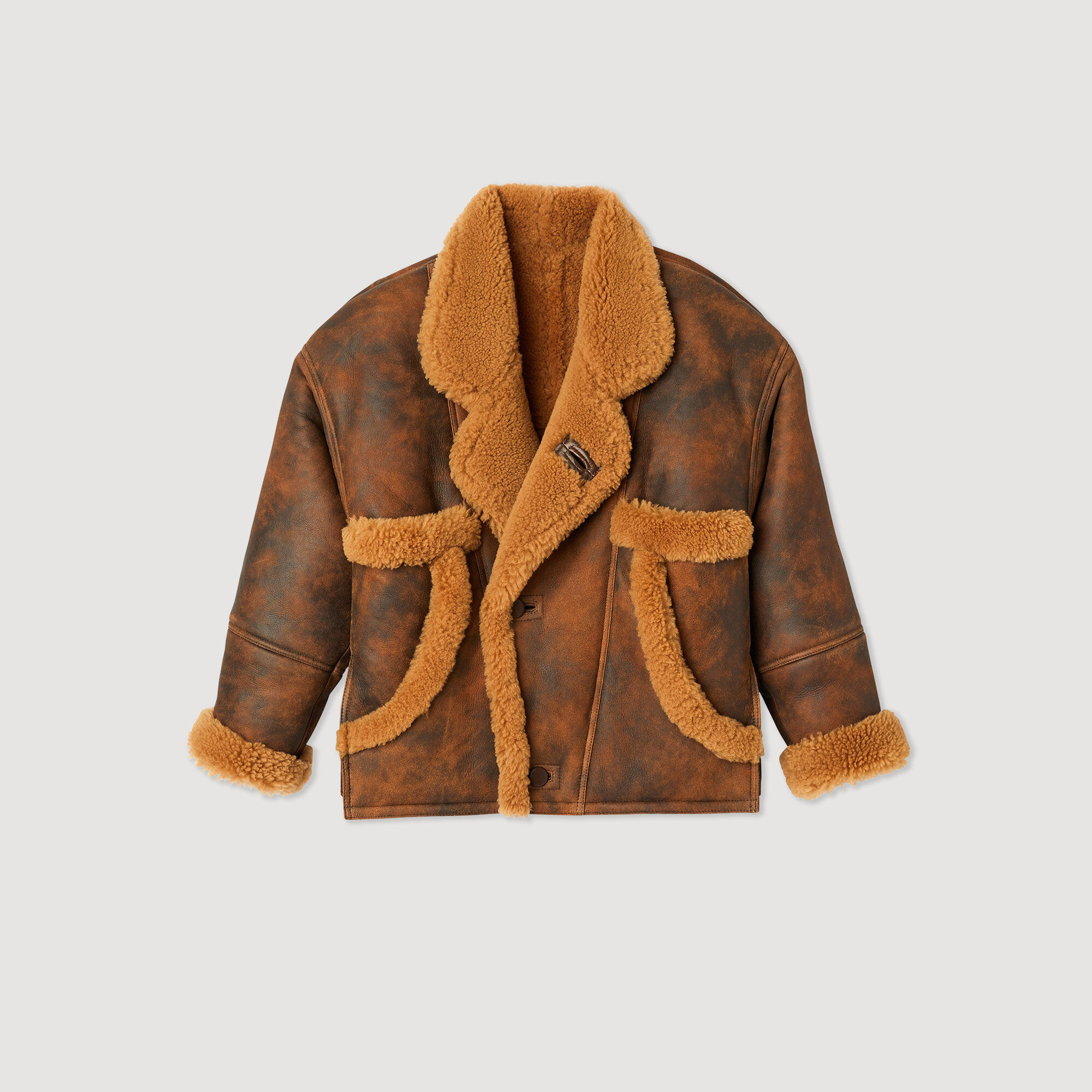 Peau lainee sandro hotsell femme