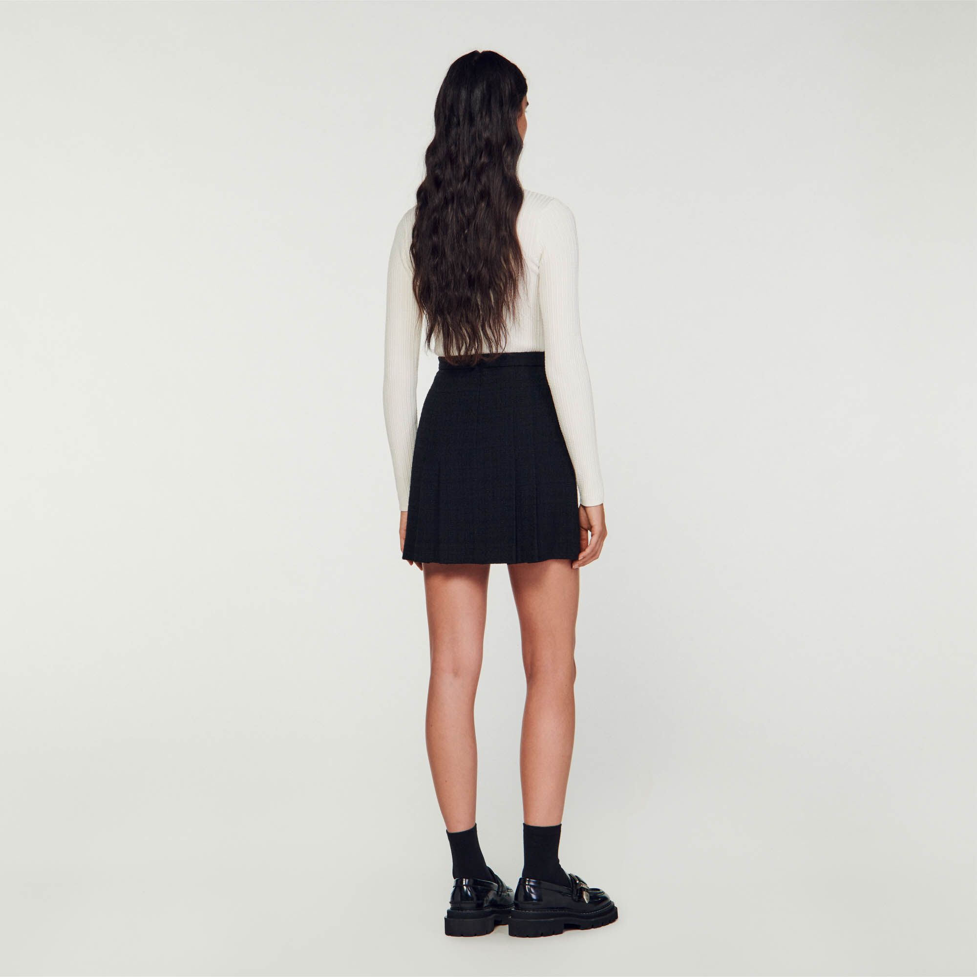 Jupe tweed sandro online