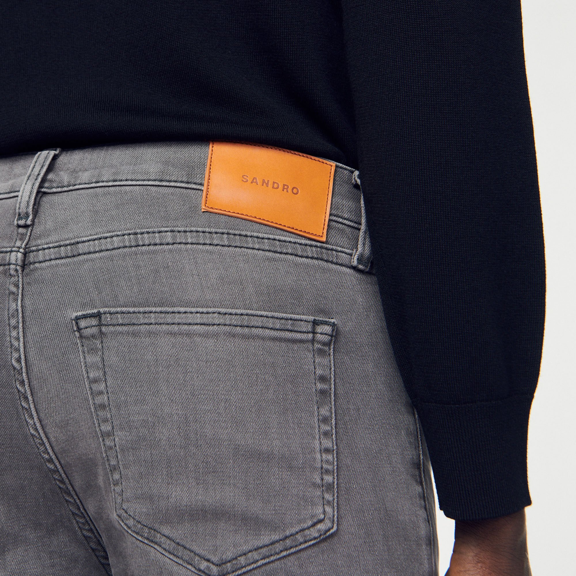 Veste jean outlet sandro homme
