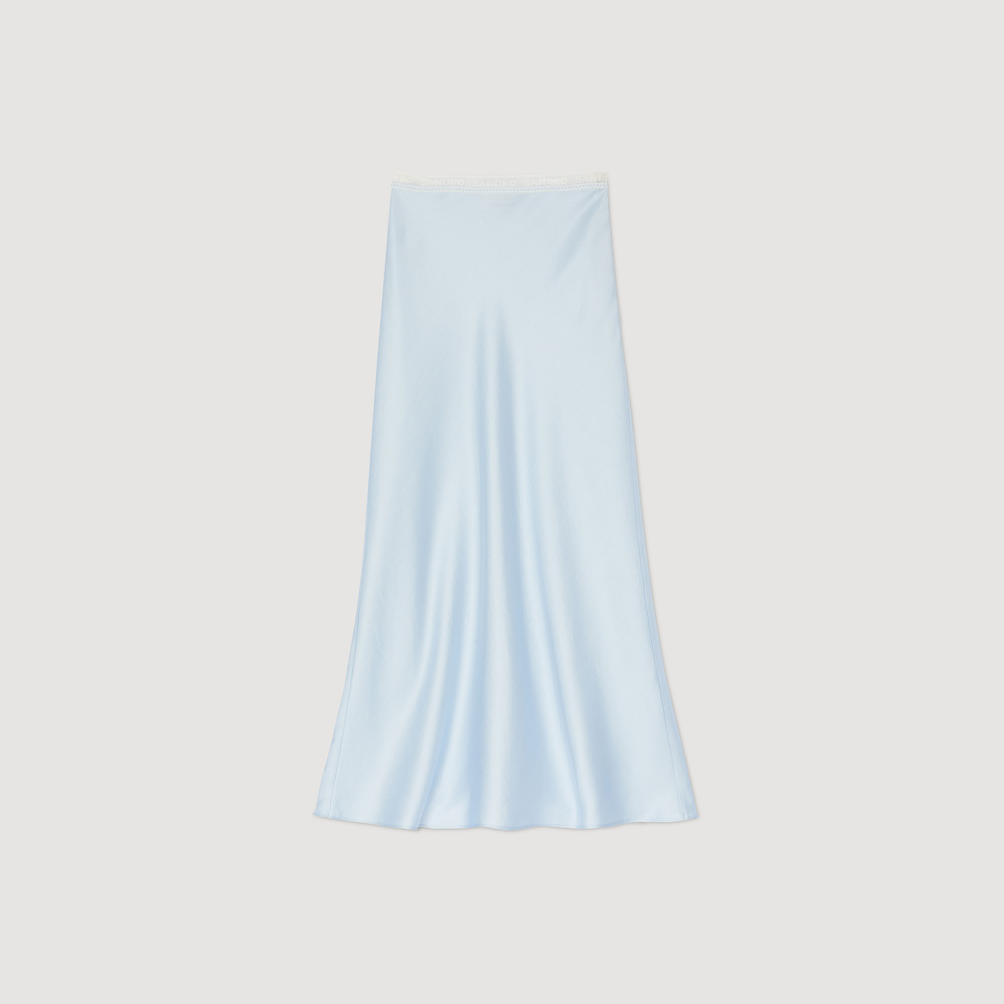Jupe longue satin e