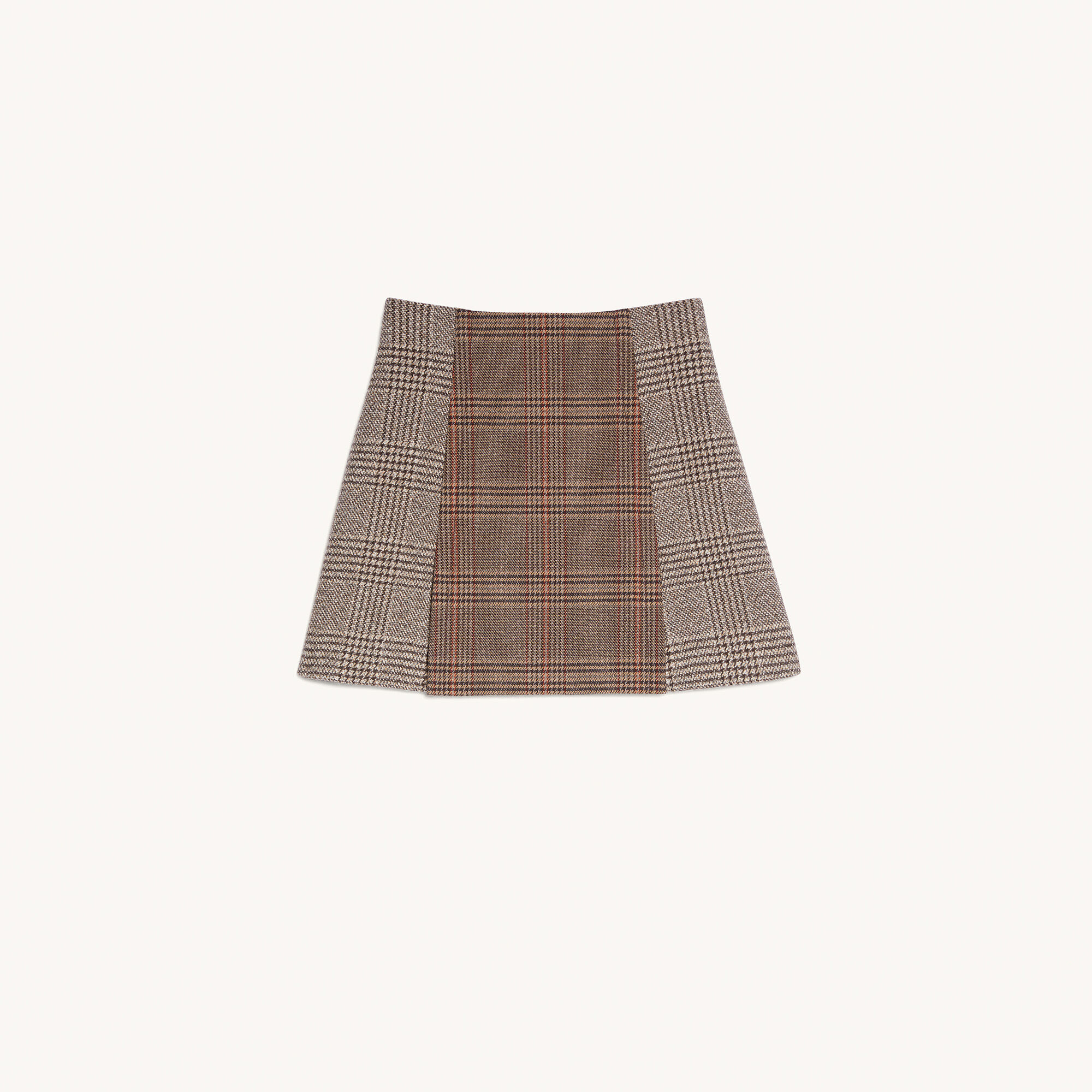Jupe a carreaux clearance beige