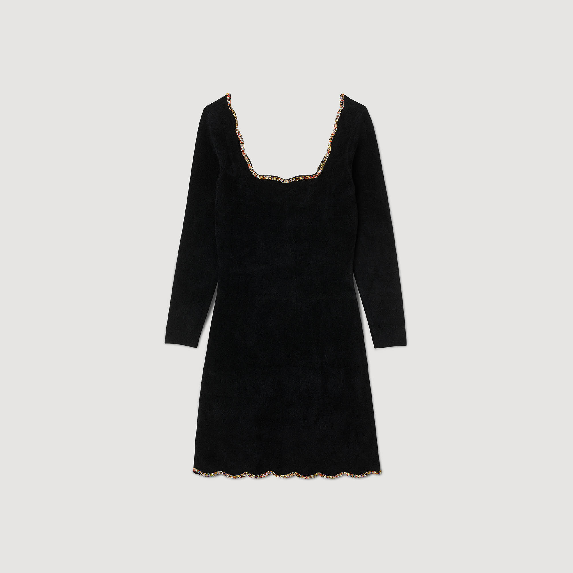Sandro robe deals noir
