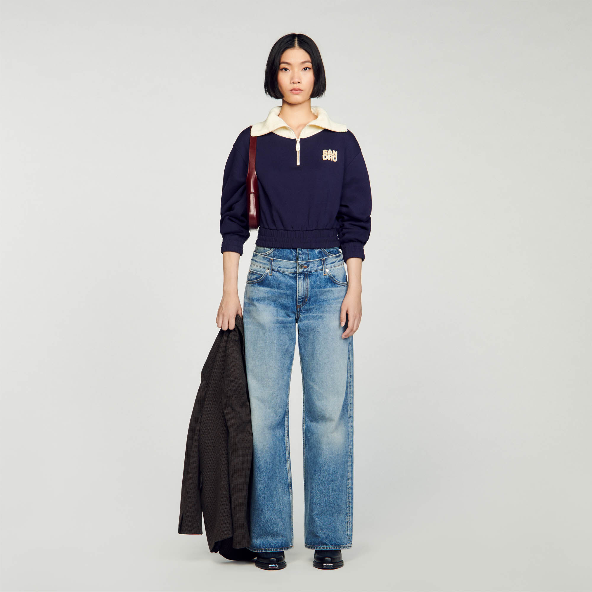 Sweat online marine femme