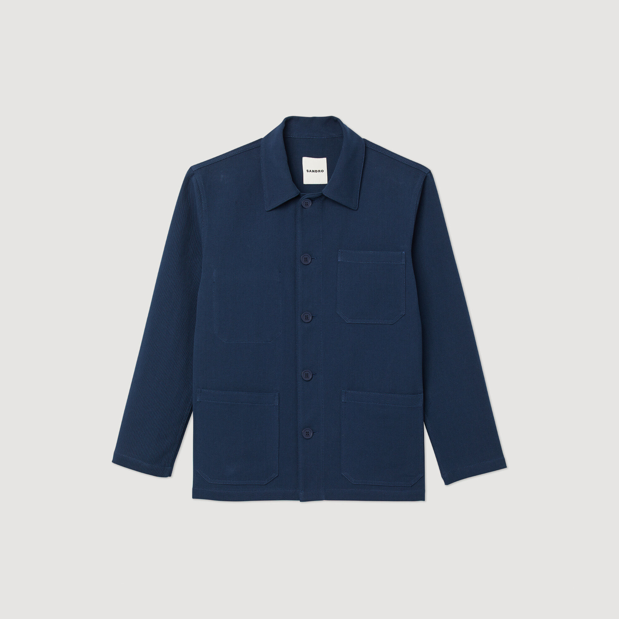 Veste sandro bleu marine new arrivals