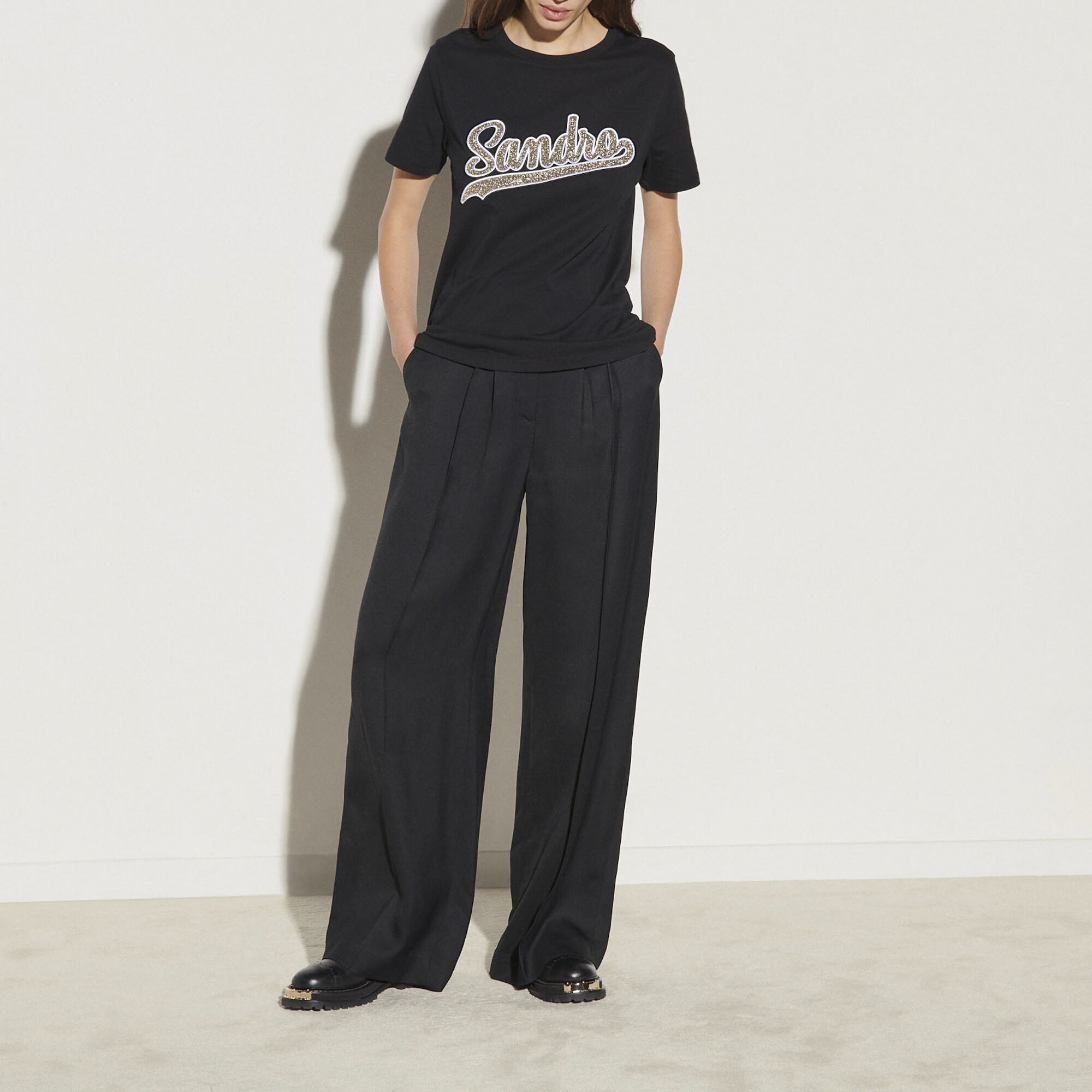 Pantalon femme sandro clearance