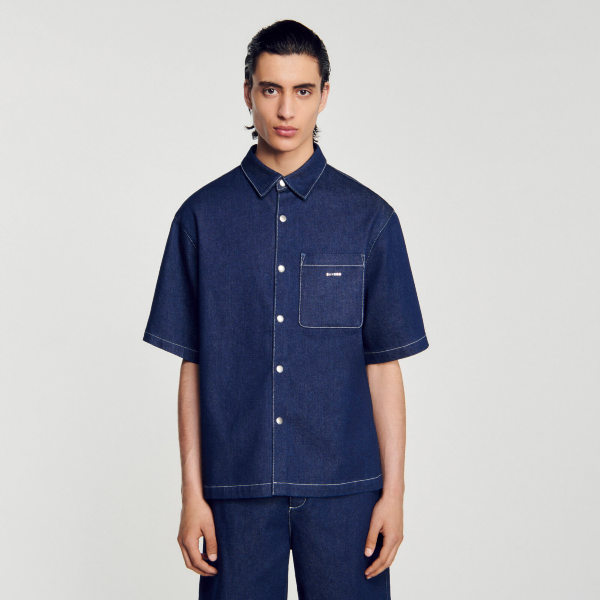 Chemise en jean sandro 2025