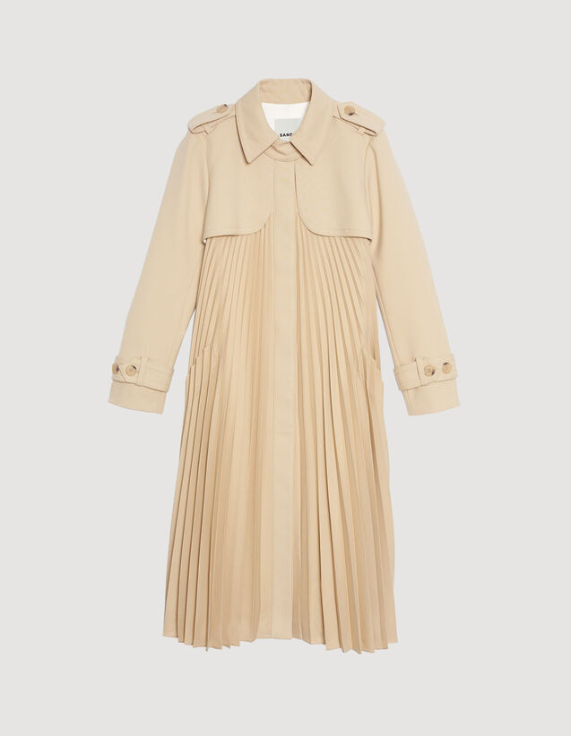 Sandro Trench plissé à ceinturer. 1 Sandro Trench plissé à ceinturer. 1
