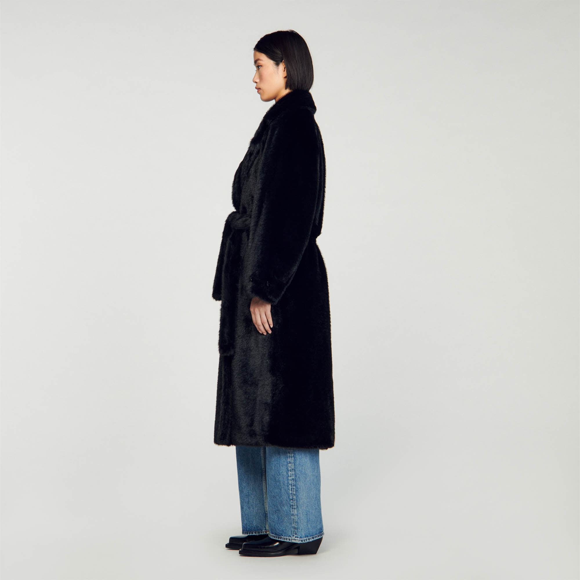 Veste sandro sales homme fourrure
