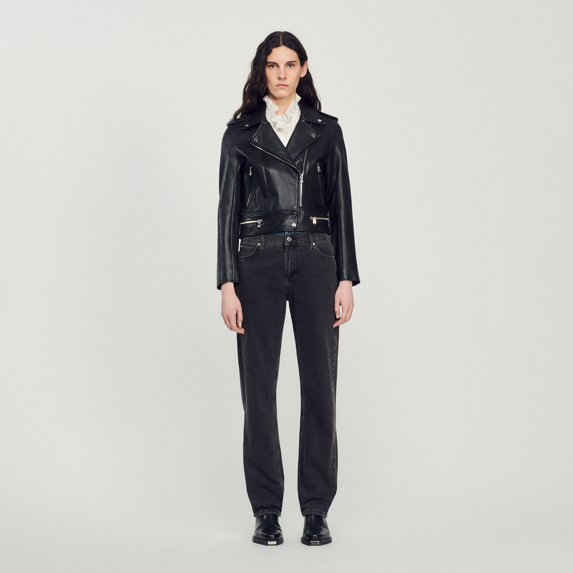 Veste sandro cuir online