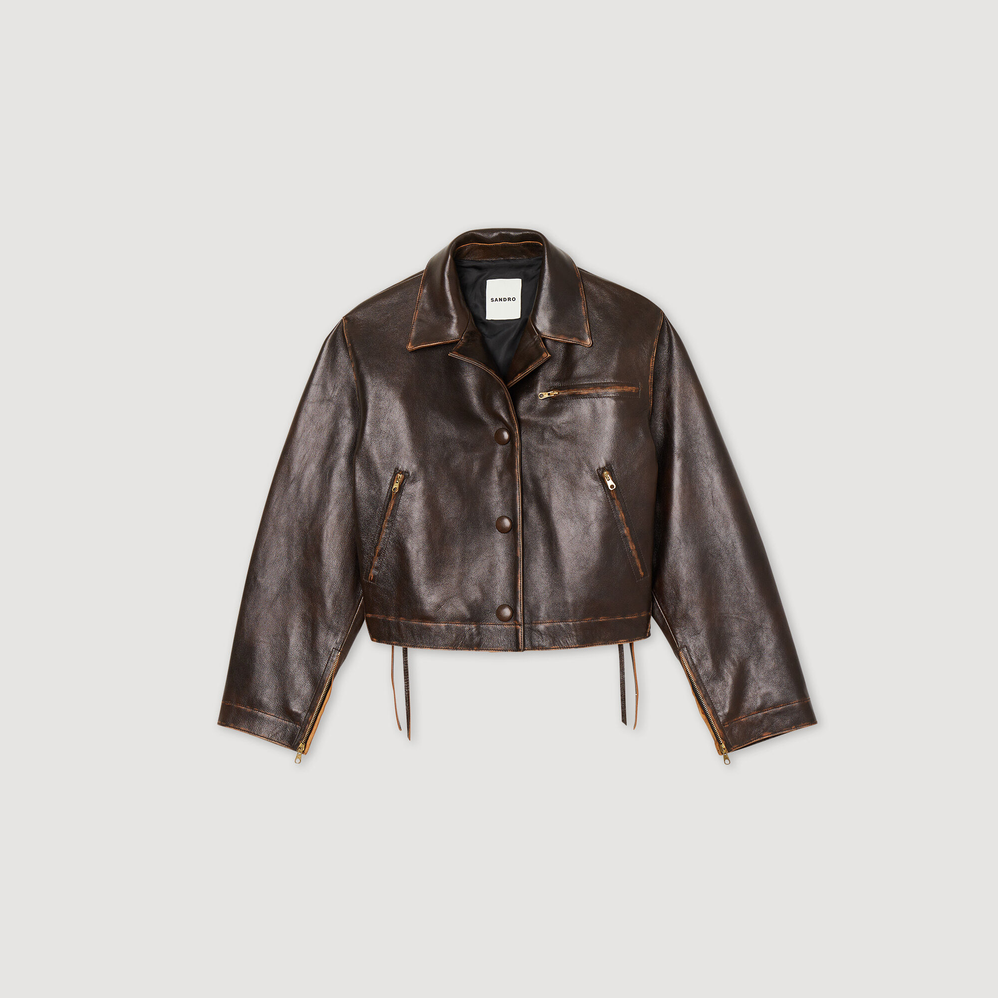 Veste sandro cuir clearance