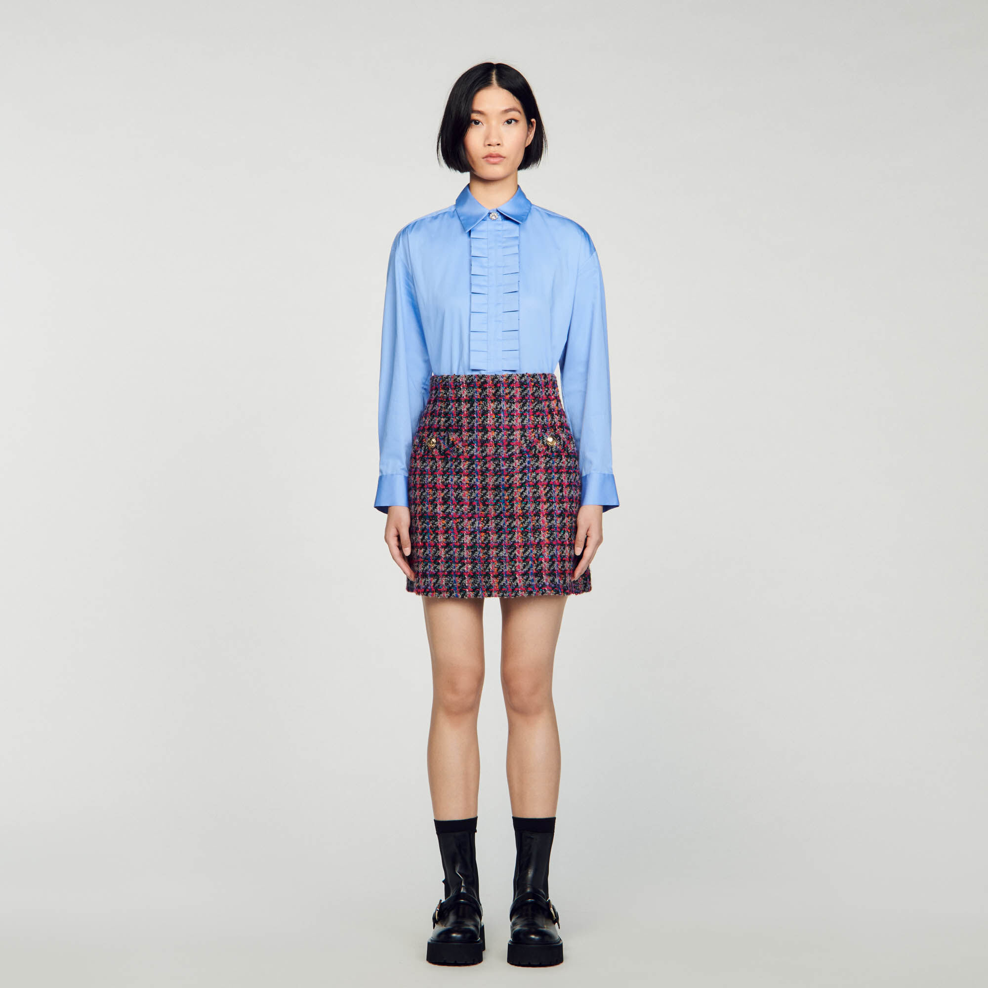 Jupe tweed sandro store