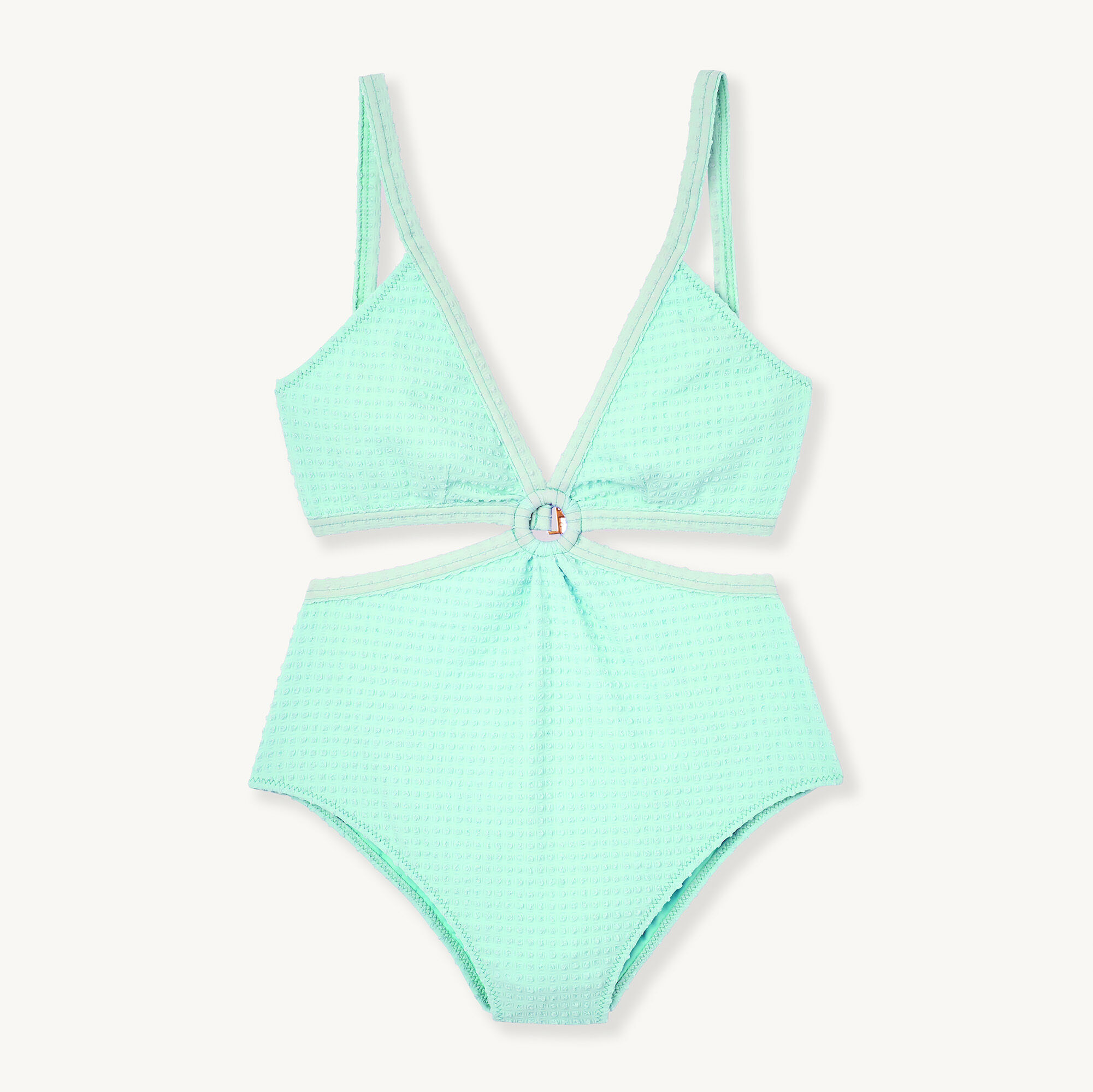 Maillot de bain 1 pi ce anneau