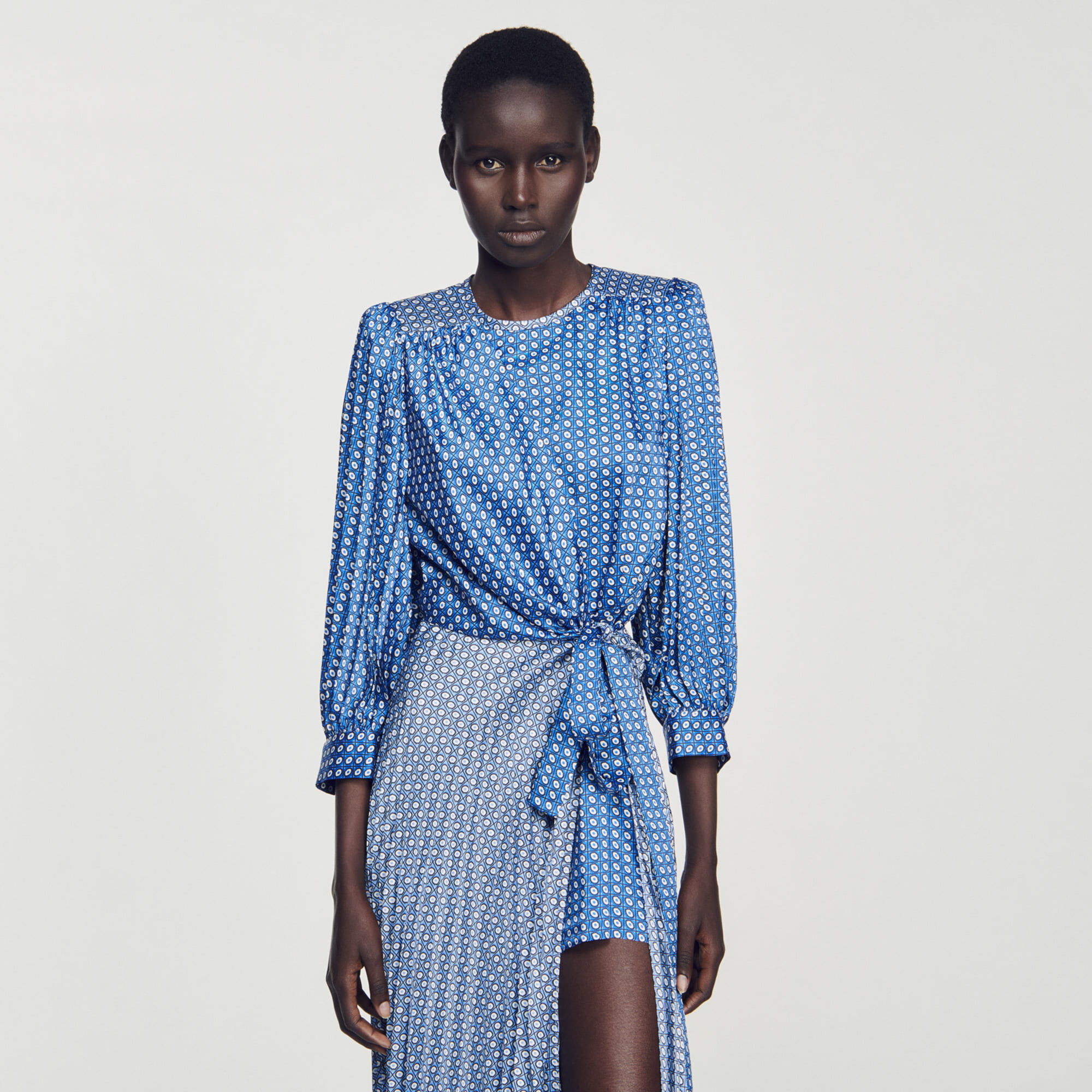 Robe sales bleu sandro