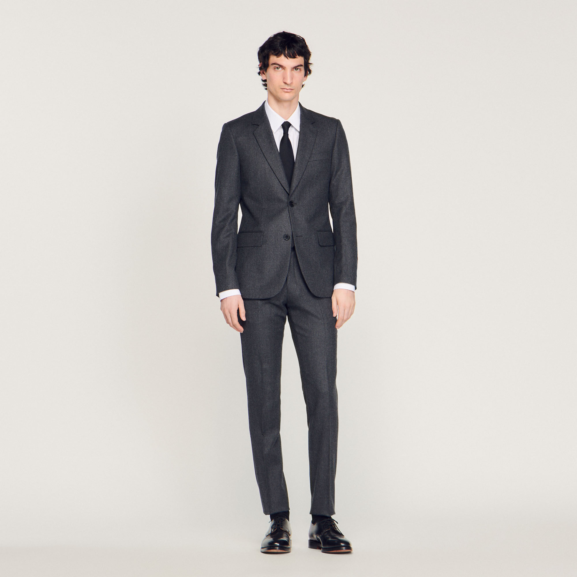 Veste de costume en flanelle SHPVE00393 HAnciennesCollections