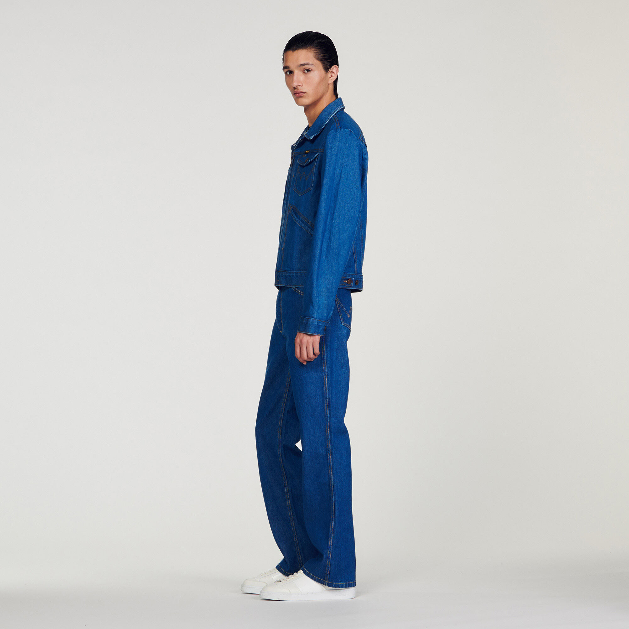 Veste jean outlet sandro homme