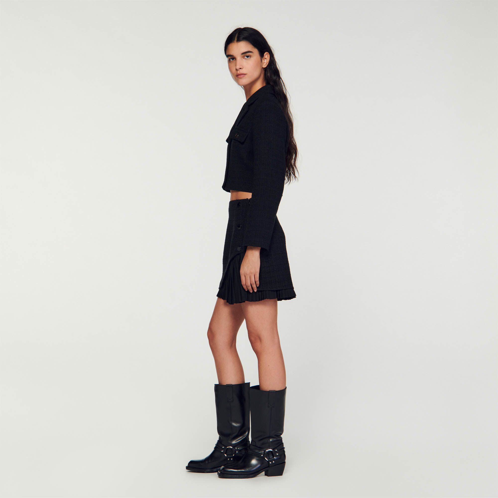 Mini jupe hotsell en tweed