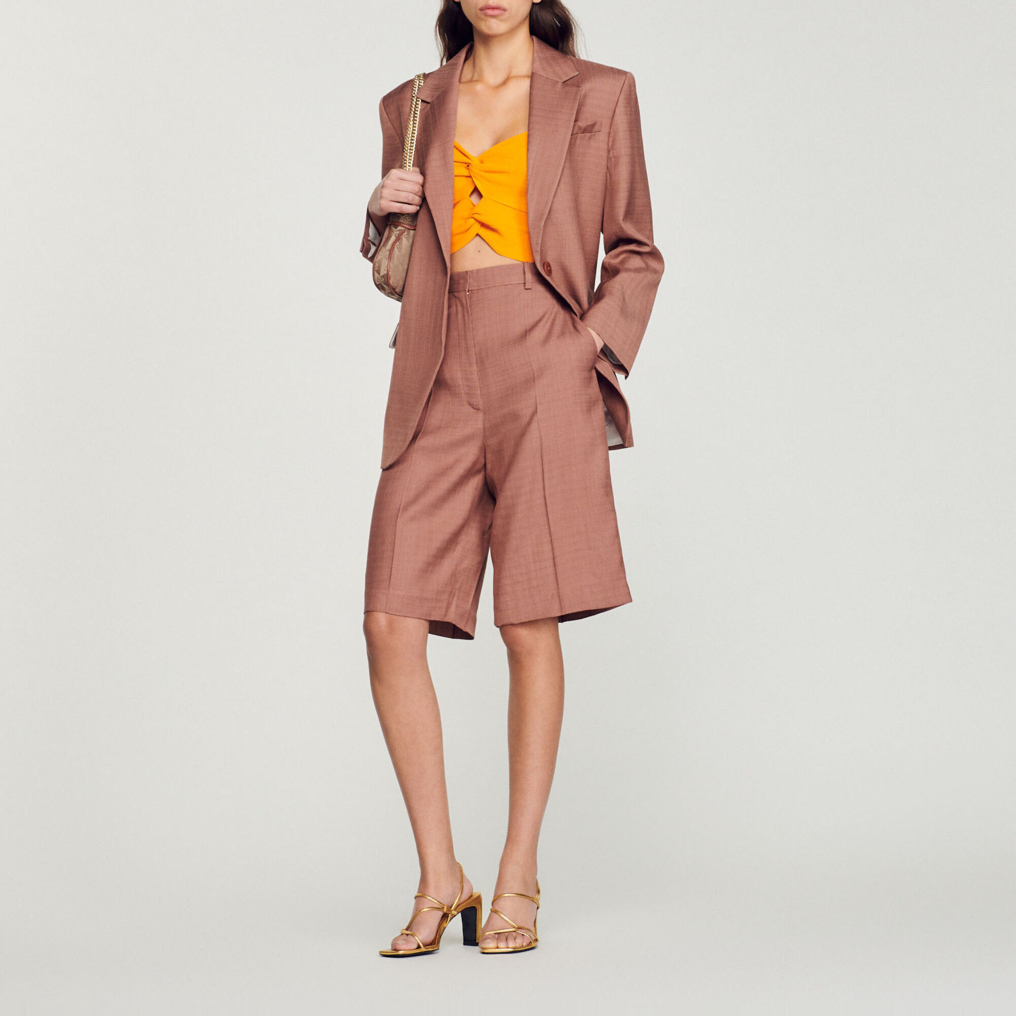 Bermuda tailleur femme best sale