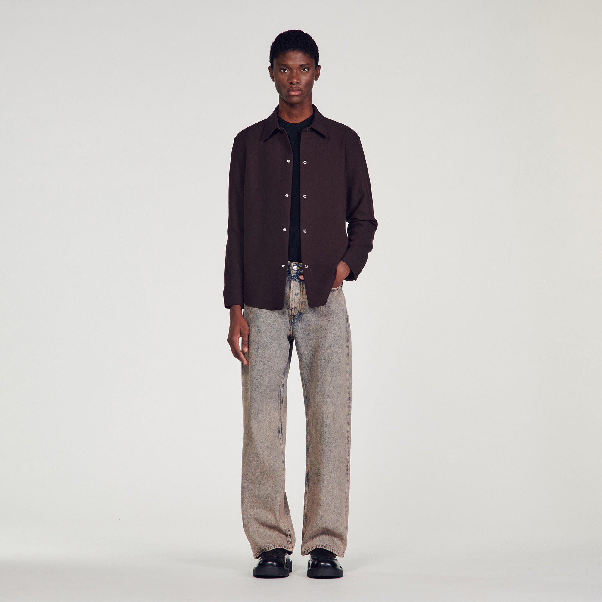 Chemises sandro homme clearance