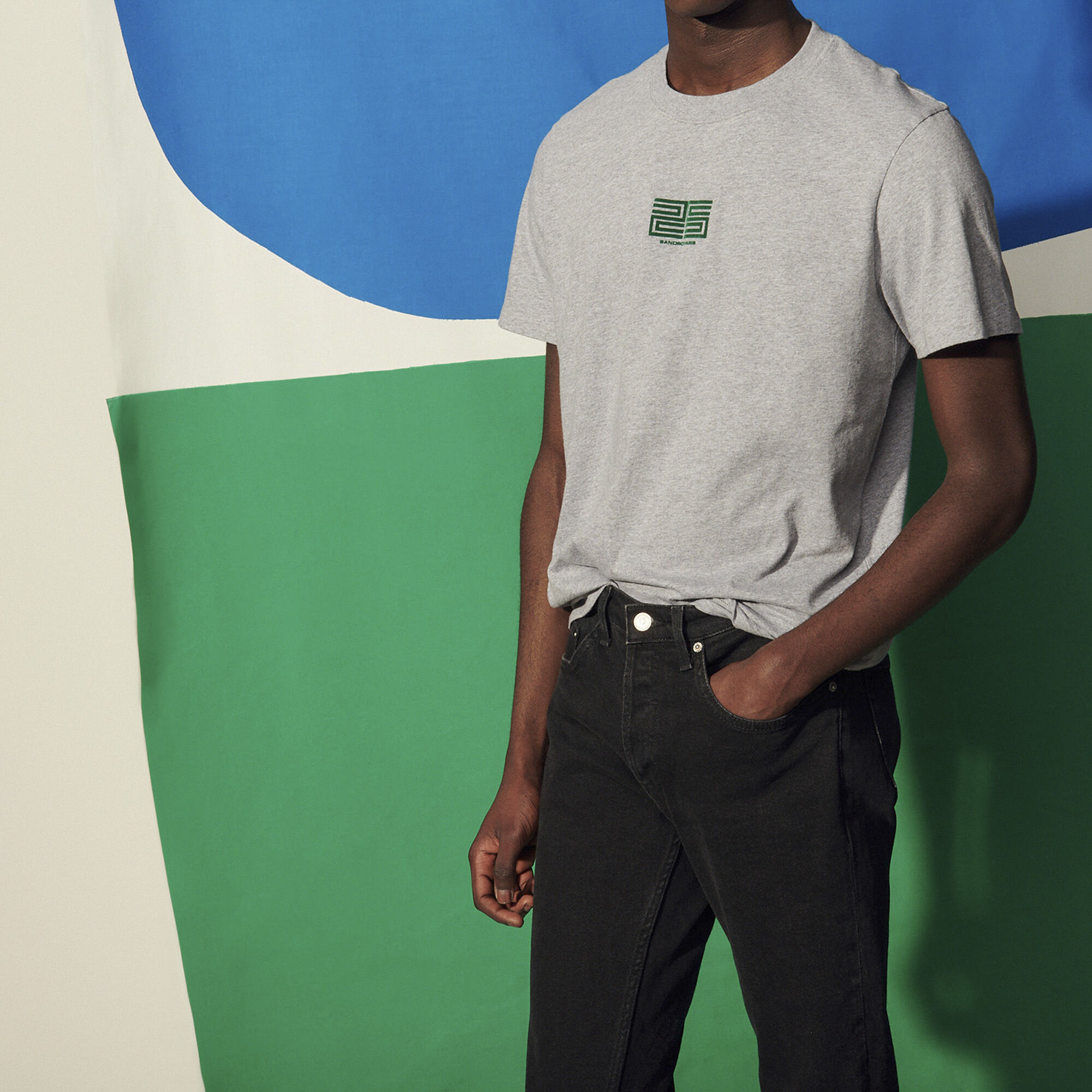 Tee shirt avec 2025 flocage