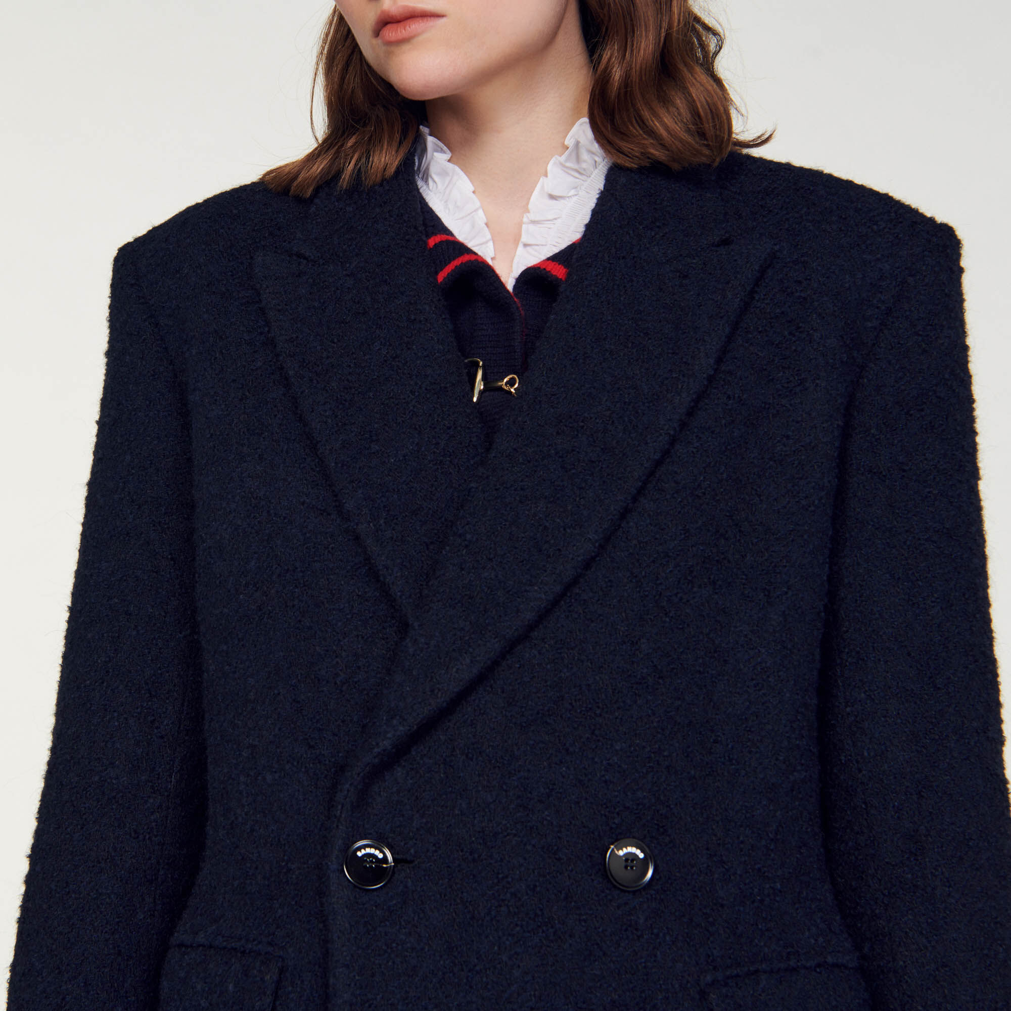 Manteau bleu marine sales