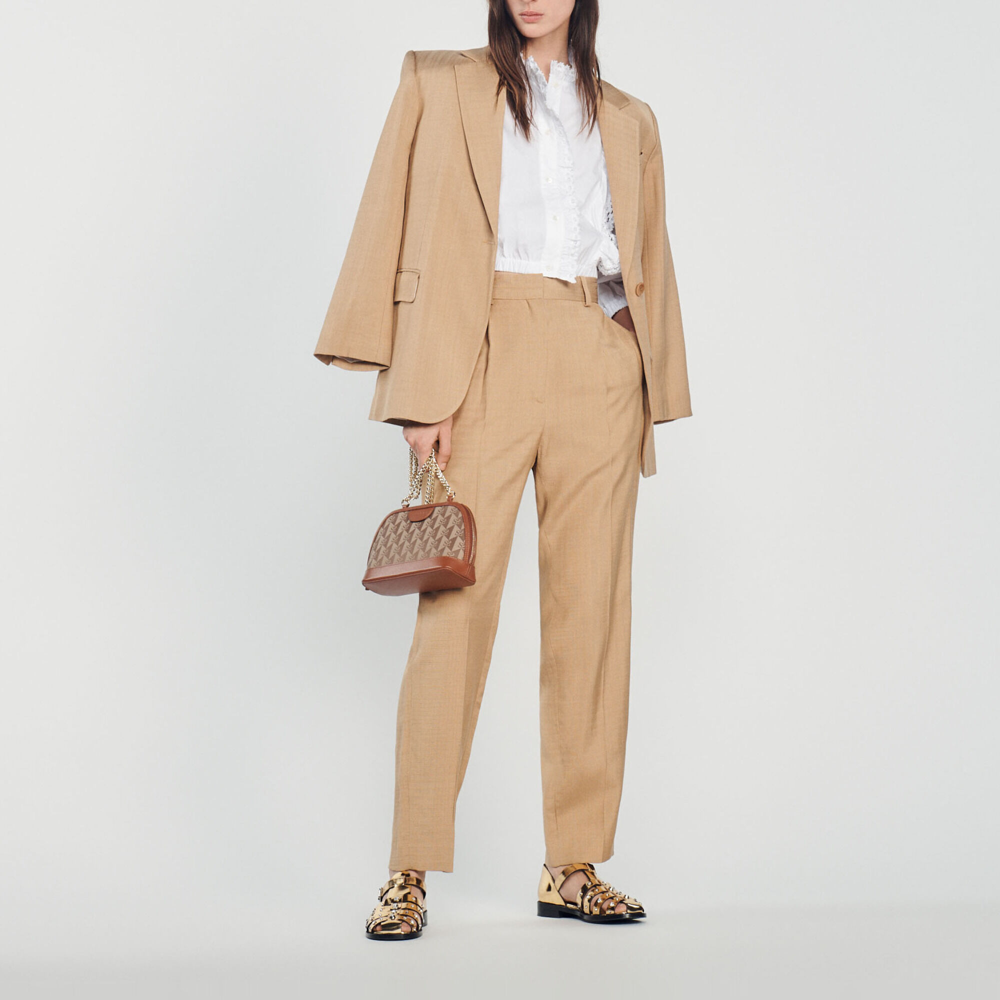 Tailleur pantalon femme on sale sandro