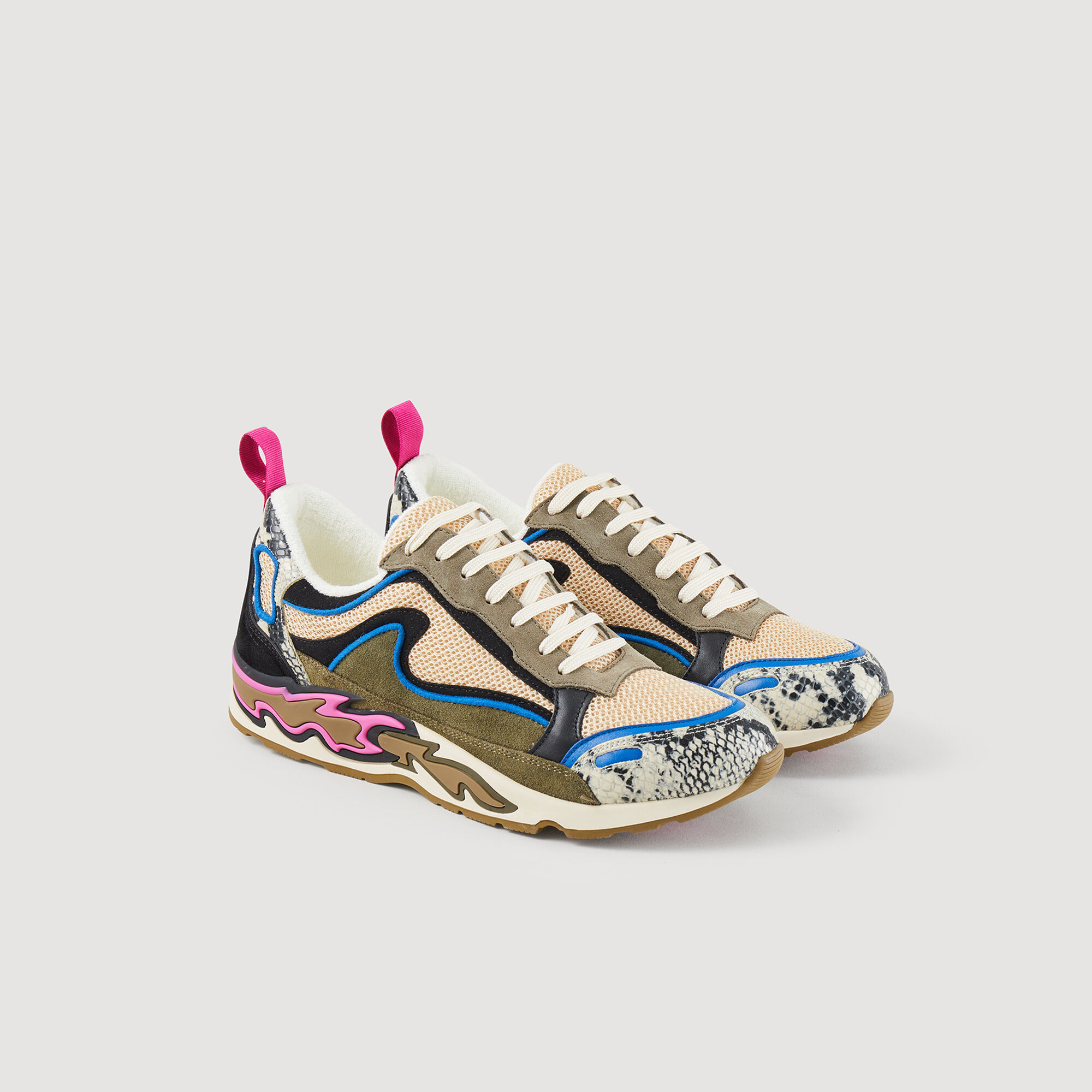 basket sandro flame bleu